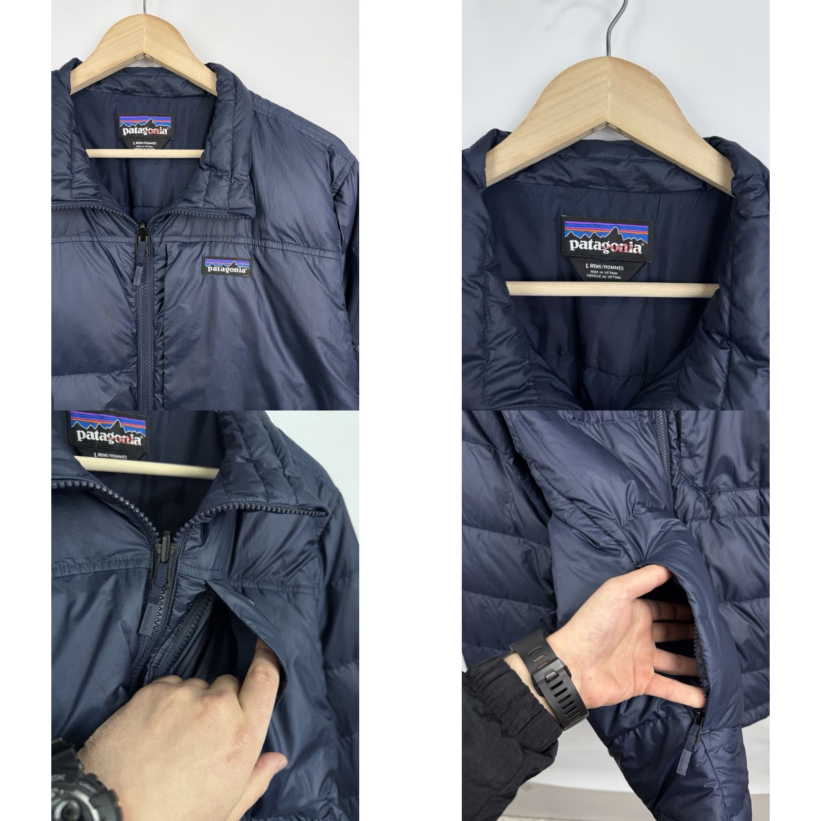 Patagonia Patagonia Parka Jacket H2NO Rain 3-in-1 Puffer Tres 3-in-1 Parka Jacket Size L Mens Dark Blue न Size US L / EU 52-54 / 3 - 11 Thumbnail
