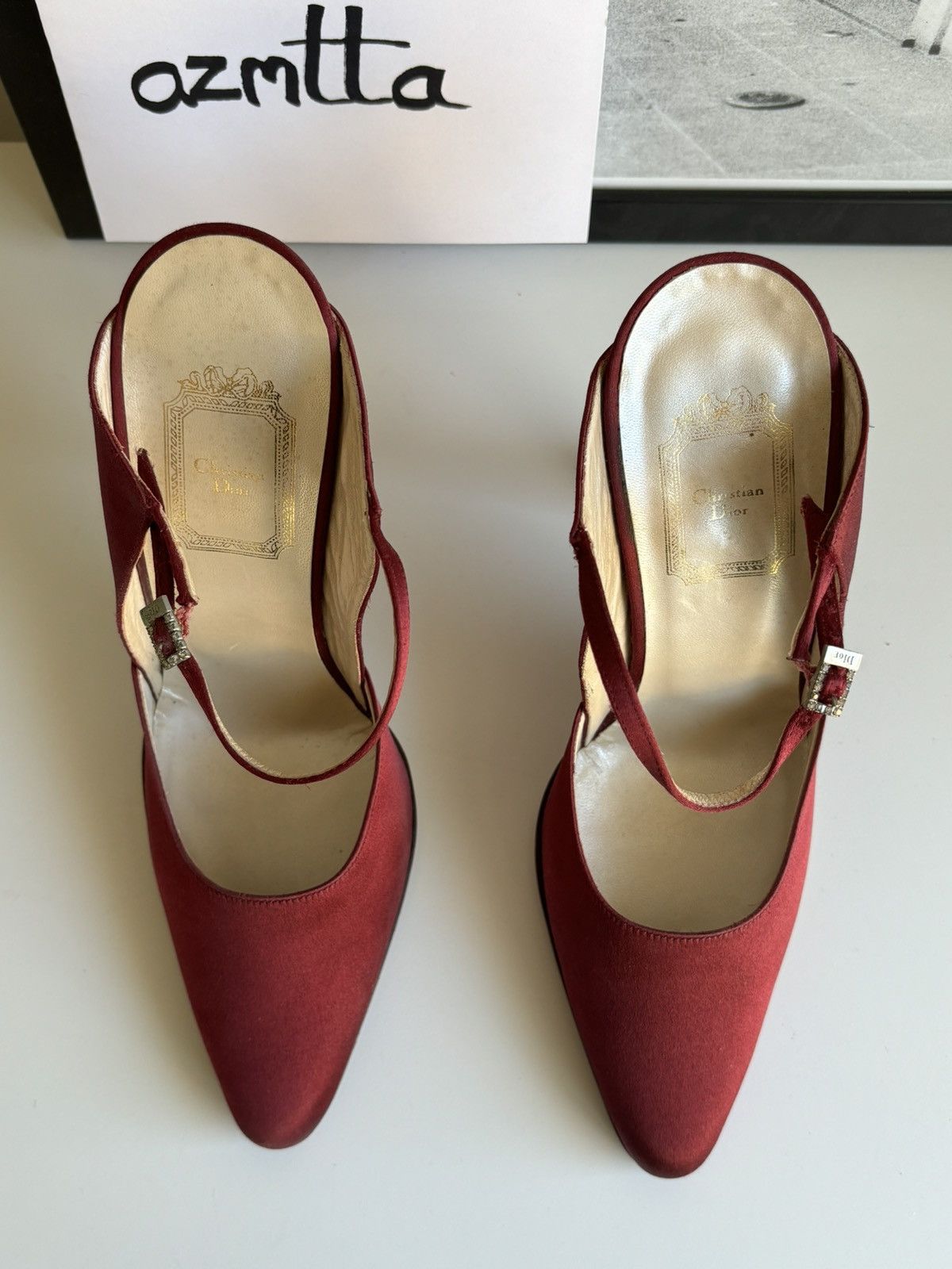 Dior Dior 1996 silk heels Size US 8.5 / IT 38.5 - 3 Thumbnail