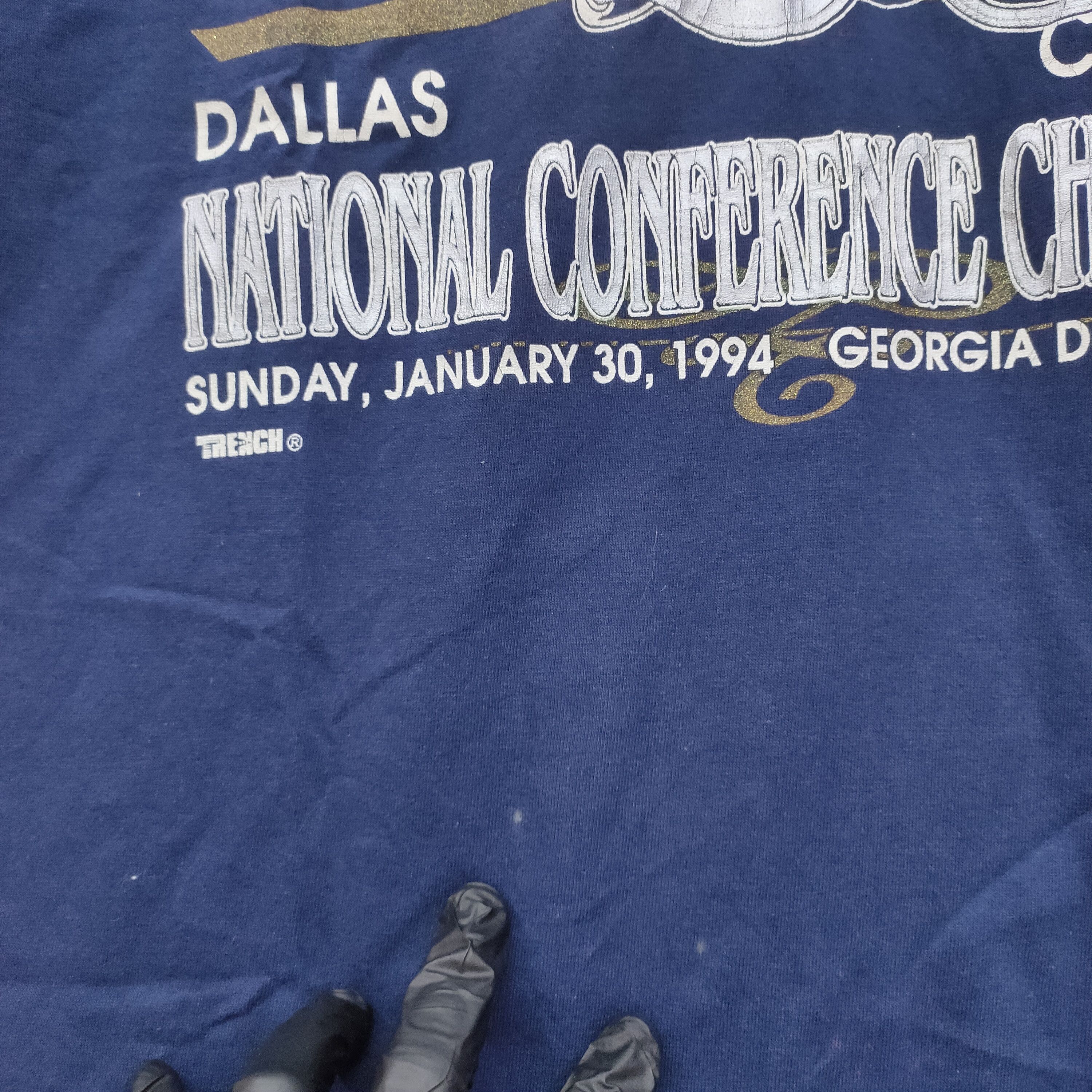 NFL × Vintage 90s Dallas Cowboys 993 NFLP Vintage Trench Ultra Tee NFL Size US L / EU 52-54 / 3 - 7 Thumbnail