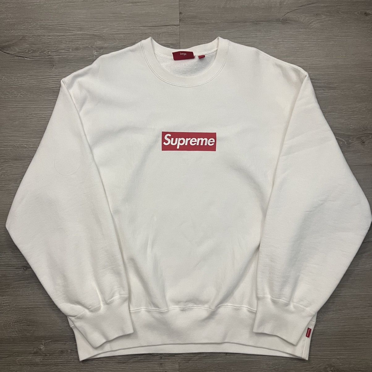 Supreme Supreme Washed Box Logo Crewneck Size US L / EU 52-54 / 3 - 2 Thumbnail
