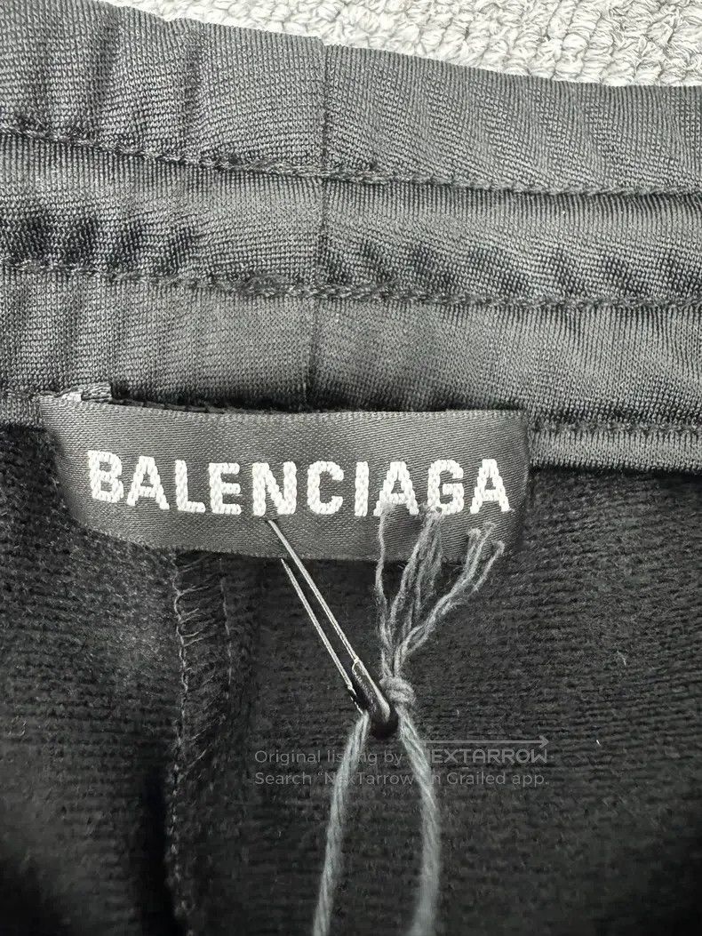 Balenciaga Side logo nylon school pants