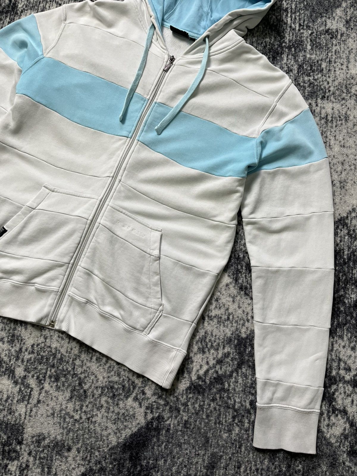 Quiksilver × Vintage Vintage Quiksilver Zip Up Hoodie Y2K Style Size US L / EU 52-54 / 3 - 3 Thumbnail