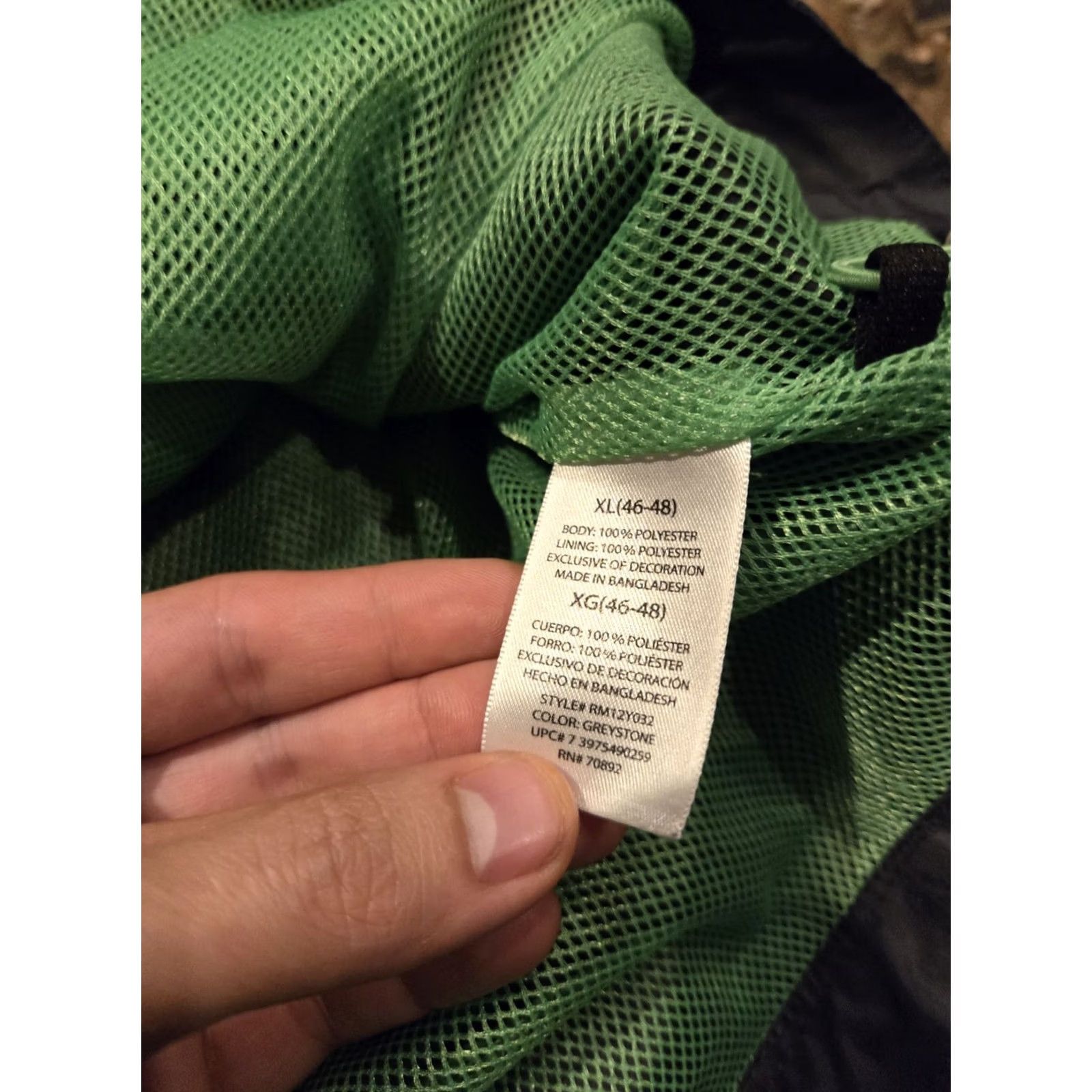 Starter VINTAGE Starter Windbreaker Jacket XL Mens Full Zip Gray Green 90s 80s Jacket Size US XL / EU 56 / 4 - 6 Thumbnail