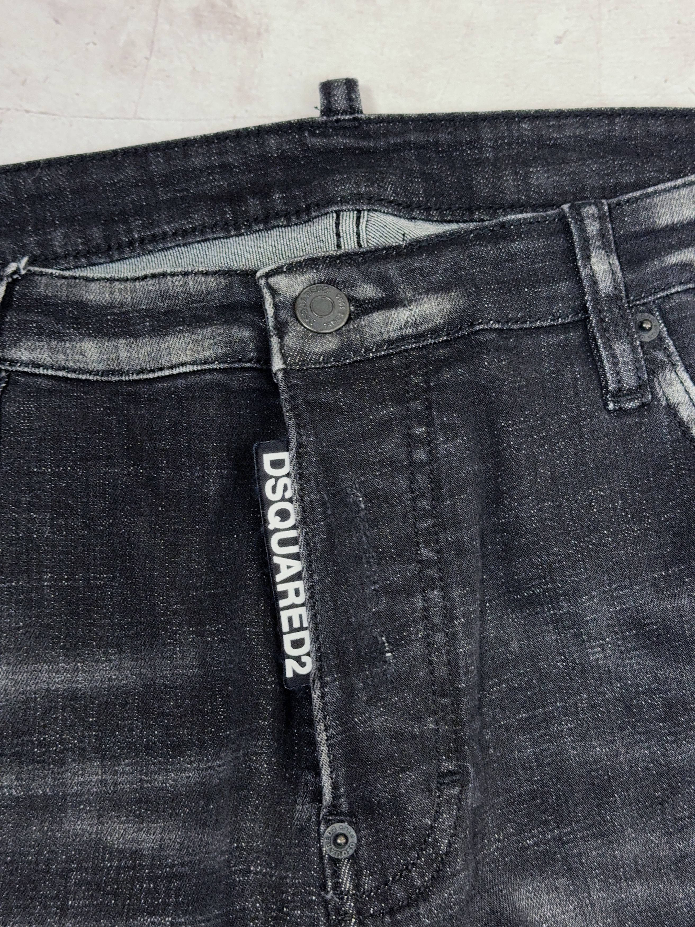 Dsquared2 Dsquared2 Denim Pants Tidy Biker Jeans Distressed Black Size US 36 / EU 52 - 5 Thumbnail