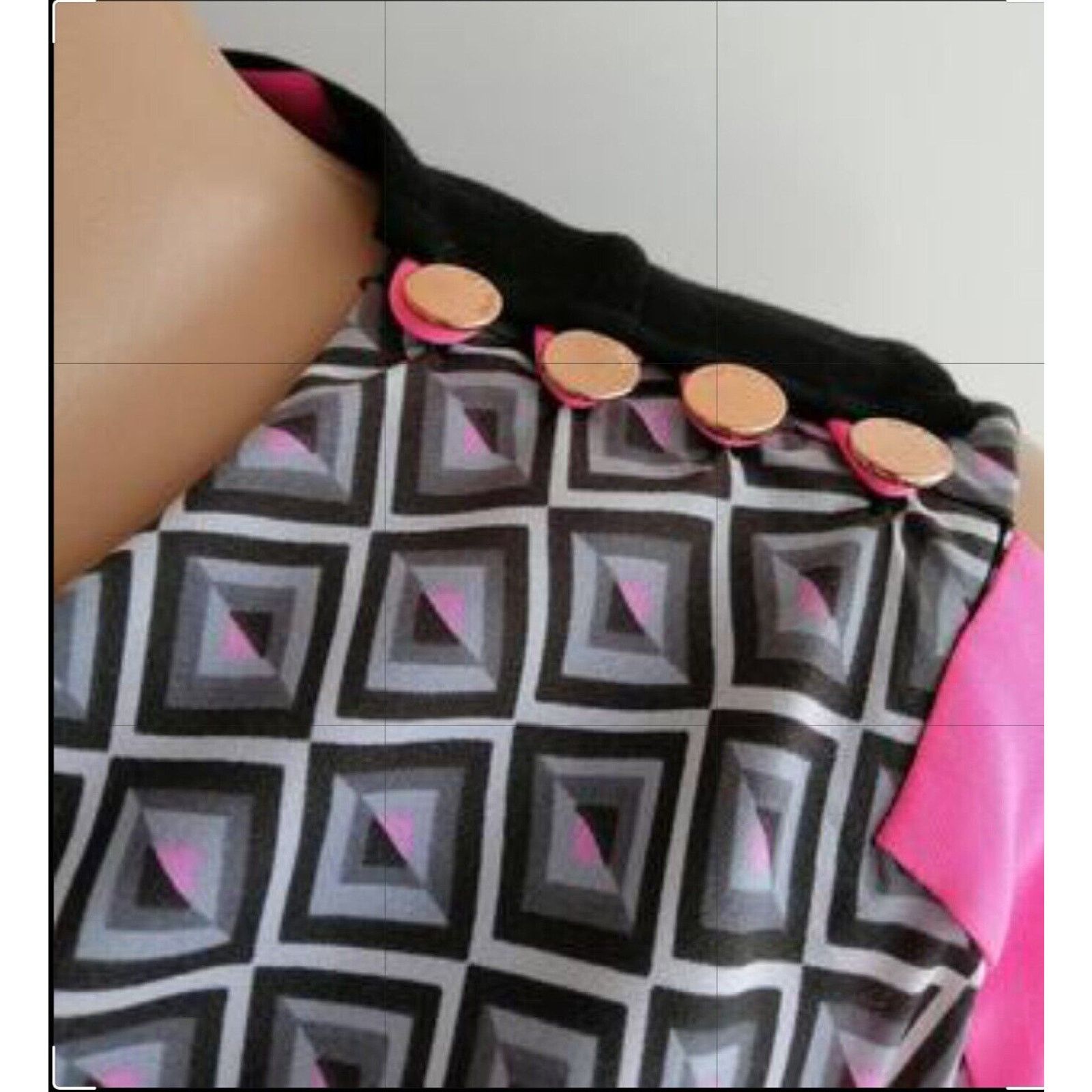 Ted Baker TED BAKER LONDON GEO One Sided Draped Tunic $255 Size 2 Size XS / US 0-2 / IT 36-38 - 5 Thumbnail