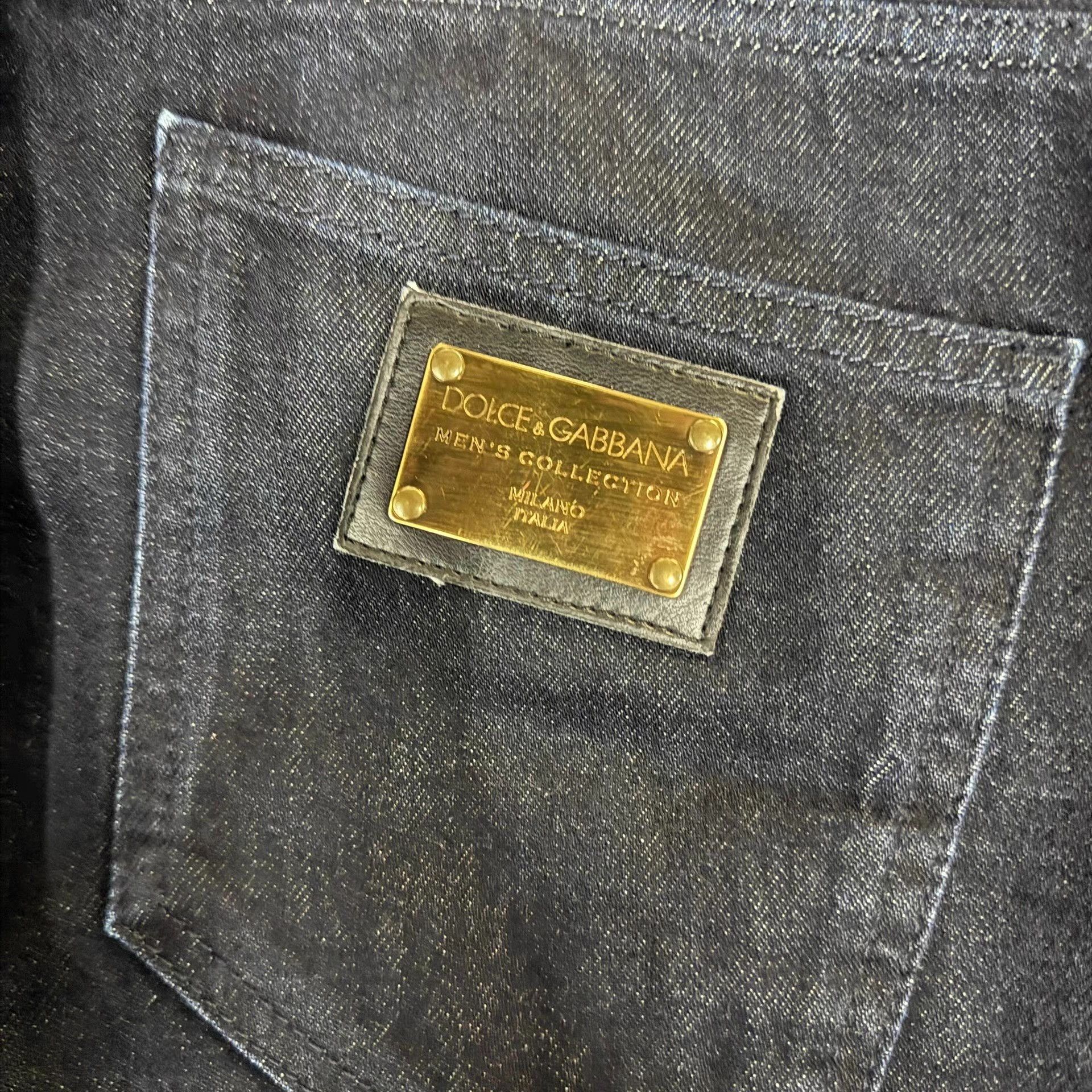 Dolce & Gabbana Dolce & Gabbana Dark Blue Jeans Q10 Size US 32 / EU 48 - 3 Thumbnail