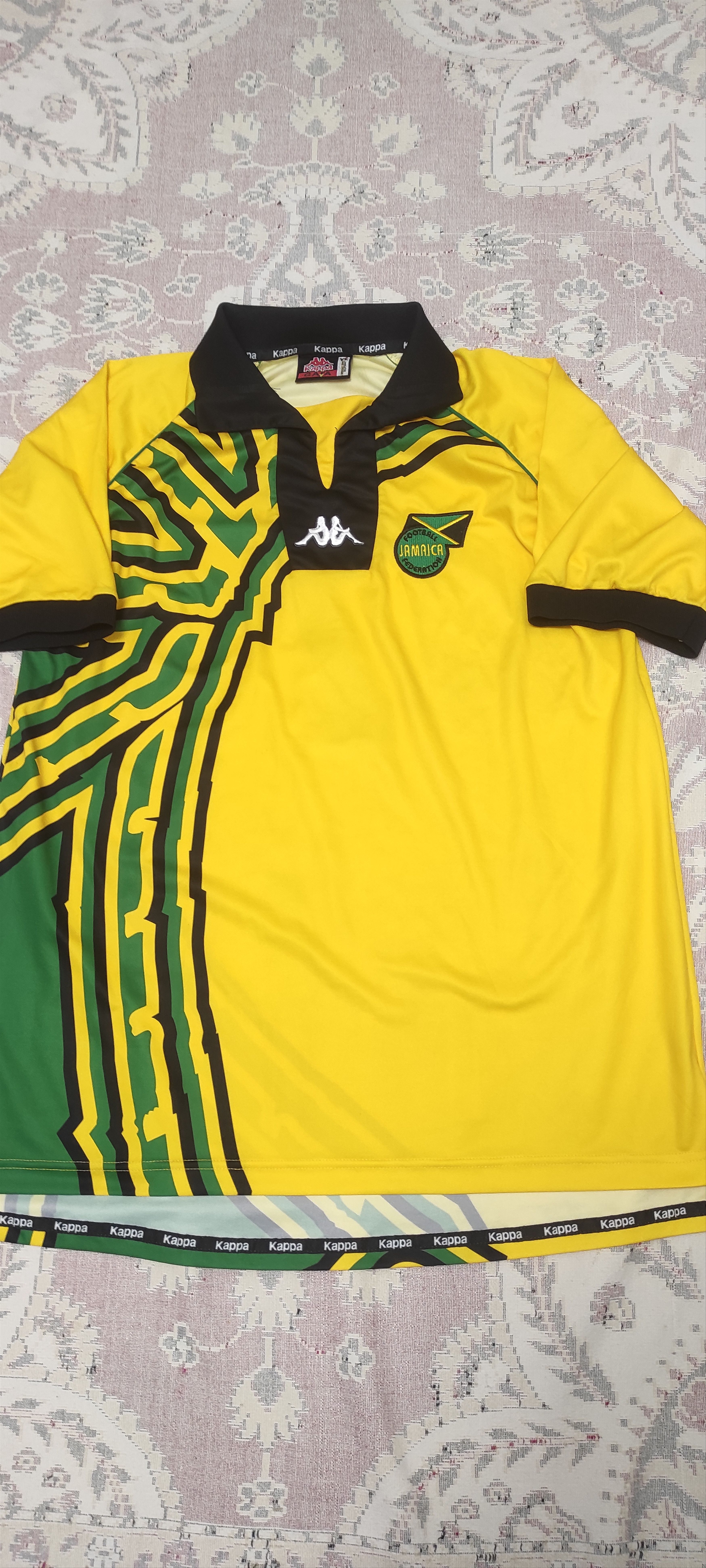 Kappa Jamaica Home football shirt 1998 - 2000 Jersey Rare Size US L / EU 52-54 / 3 - 1 Thumbnail