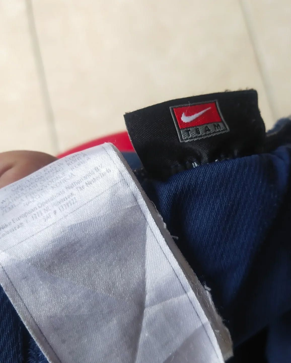 Nike × Vintage Vintage Nike Team Navy Y2K Sport Short Pants Size US 35 - 7 Thumbnail