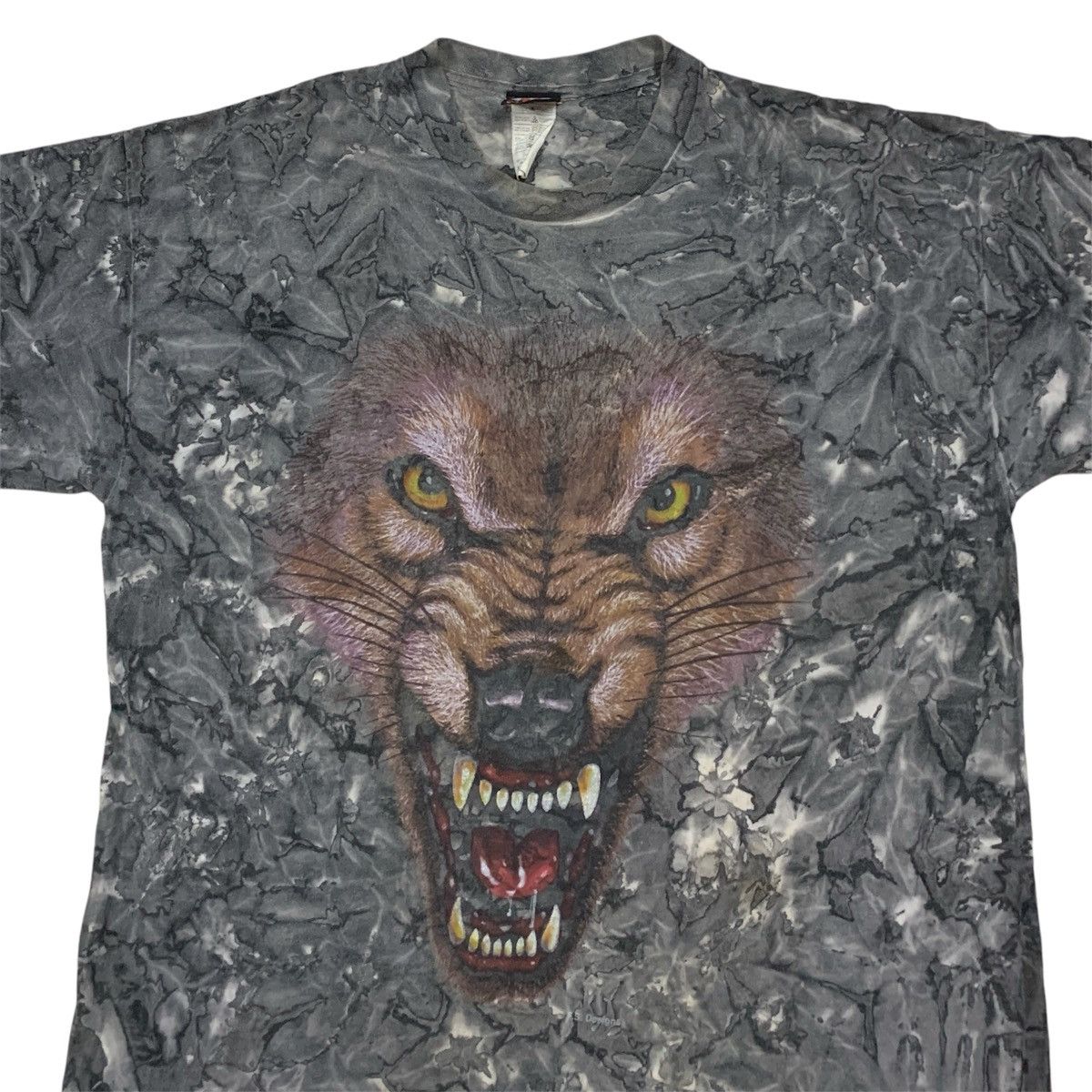 Vintage Vtg Four Seasons Designs Fox Tie Dye T-Shirt Size US XL / EU 56 / 4 - 2 Thumbnail