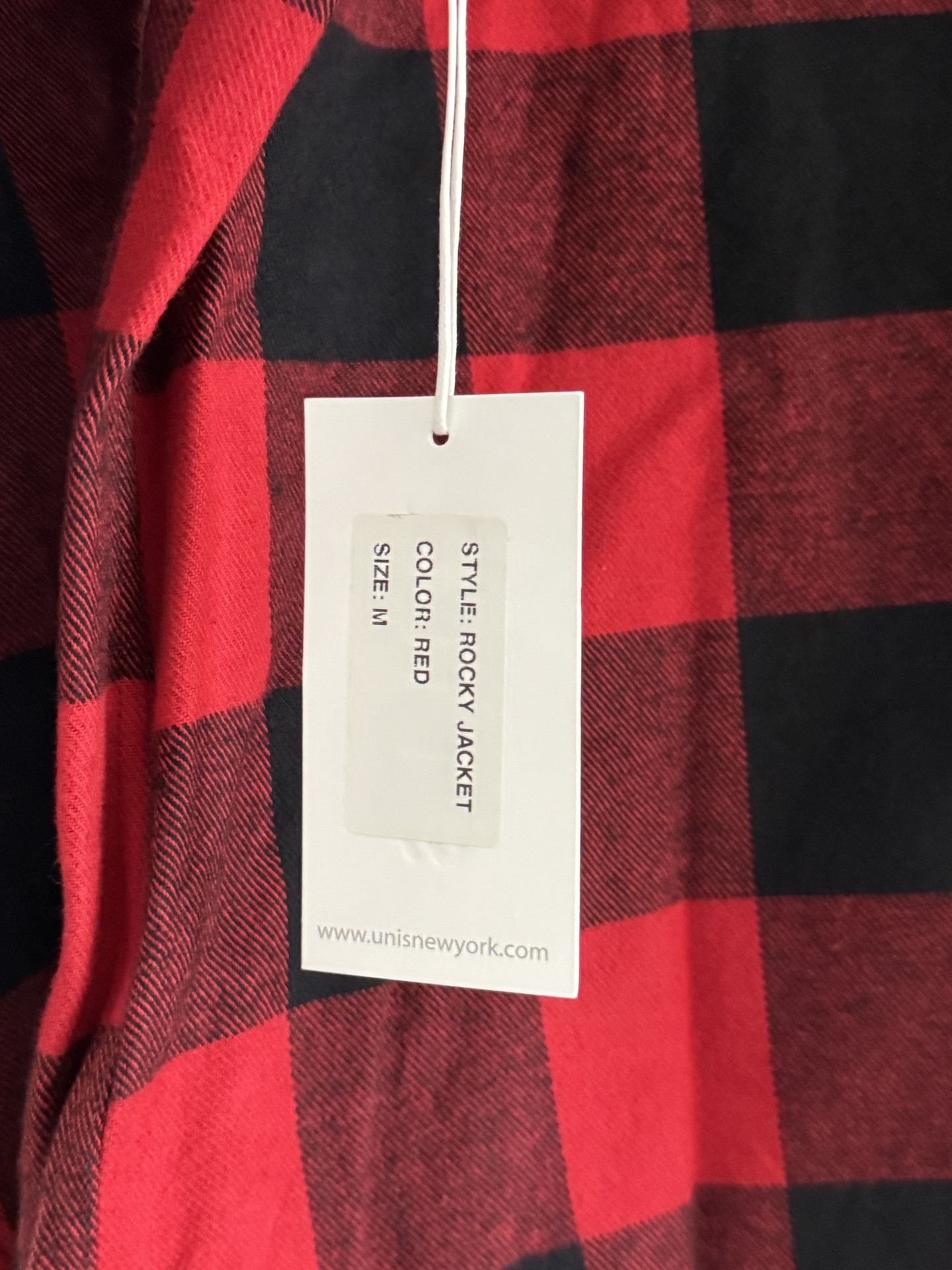 Unis Unis New York - Rocky Jacket (Red Buffalo Plaid) Size US M / EU 48-50 / 2 - 4 Thumbnail