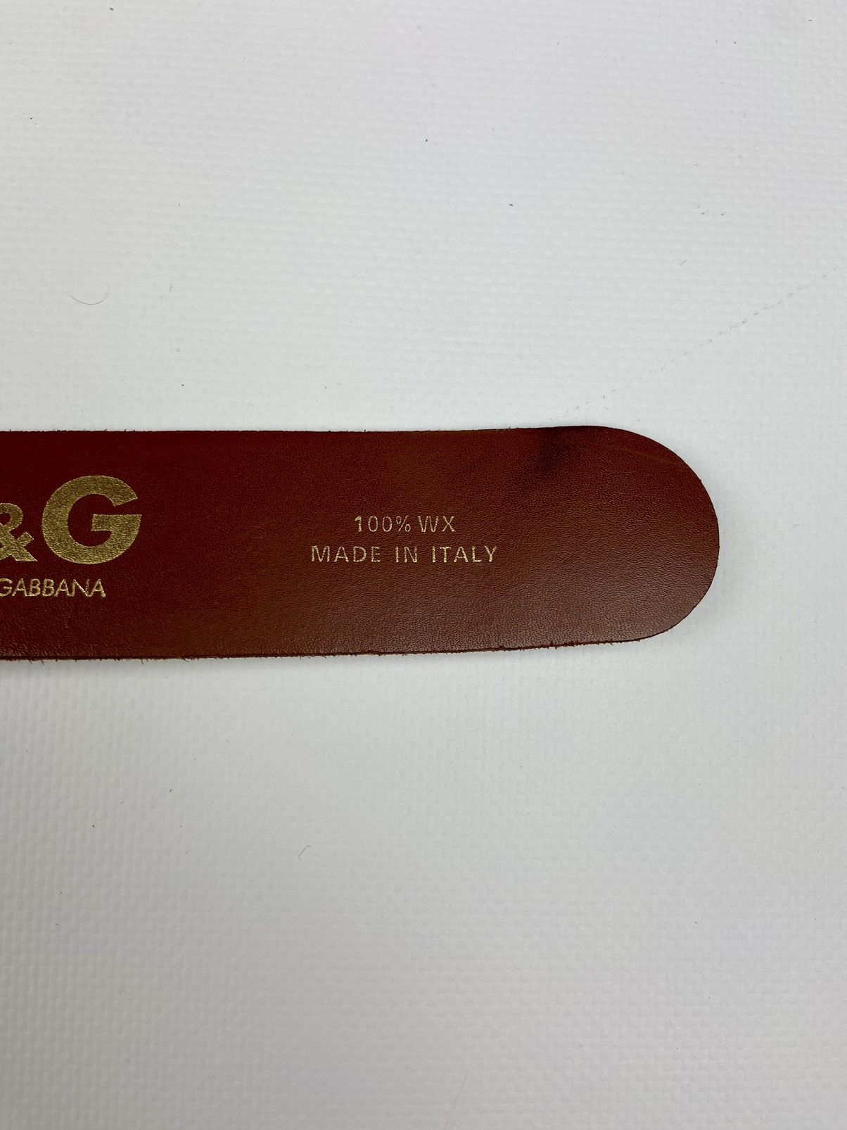 Dolce & Gabbana × Vintage Vintage 90's Dolce & Gabbana Perforations Leather Belt Sz 85 Size ONE SIZE - 14 Thumbnail