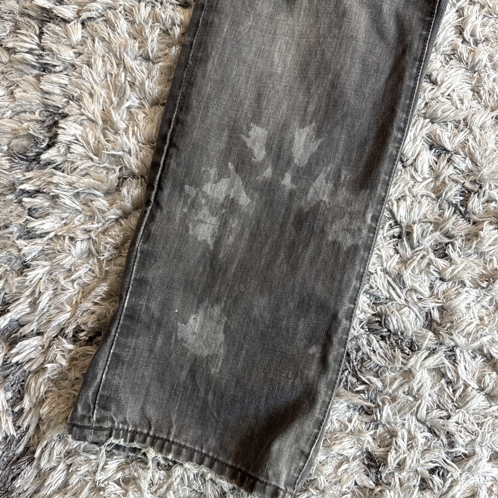Vintage VINTAGE Aeropostale Gray Denim Straight Jeans Men 32x30 Distressed Y2K Size US 32 / EU 48 - 2 Thumbnail