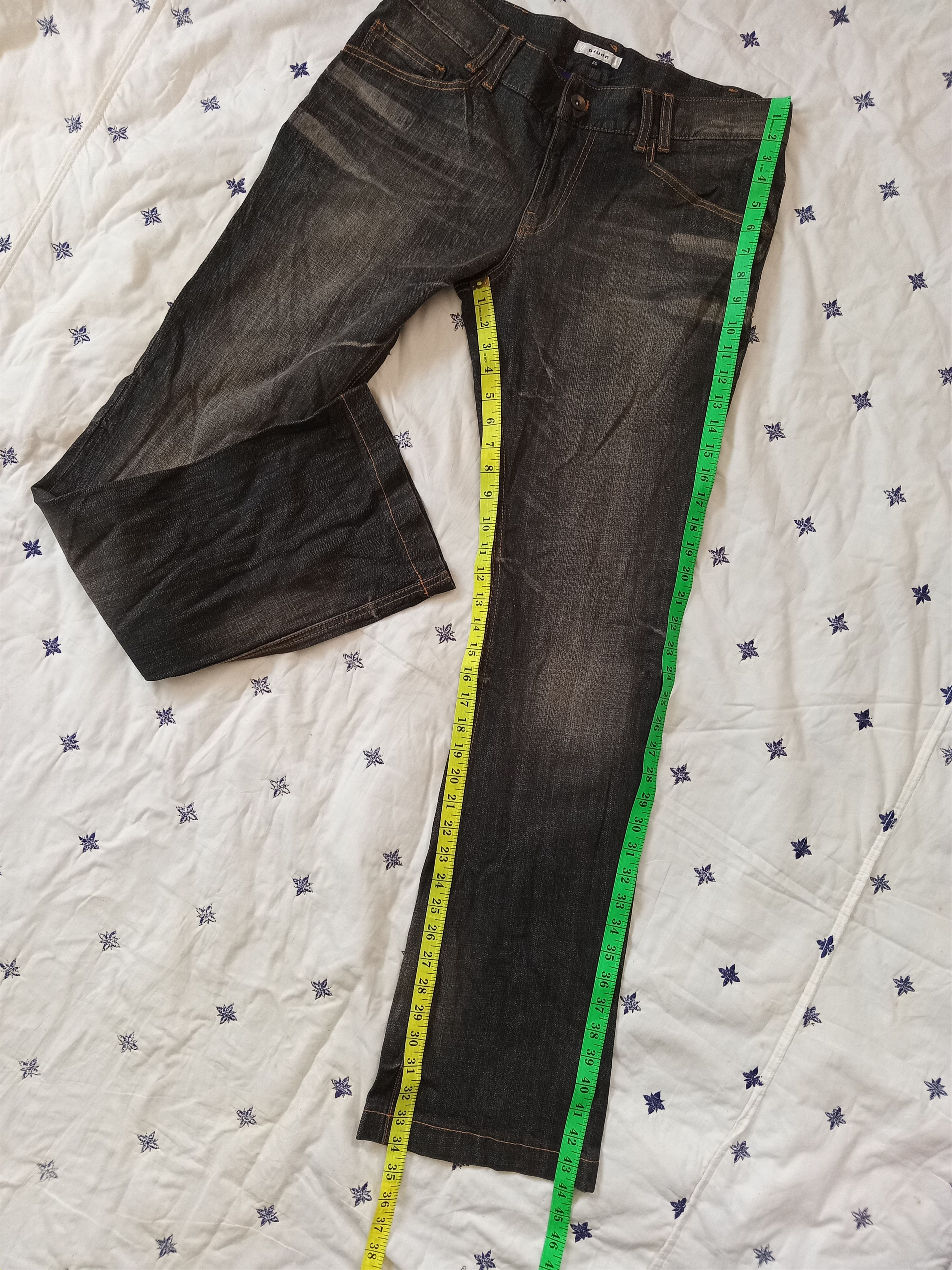 If Six Was Nine × Japanese Brand × Vintage Flare Jeans OFUON Japan Wash Faded Denim Boot Cut Size US 36 / EU 52 - 4 Thumbnail