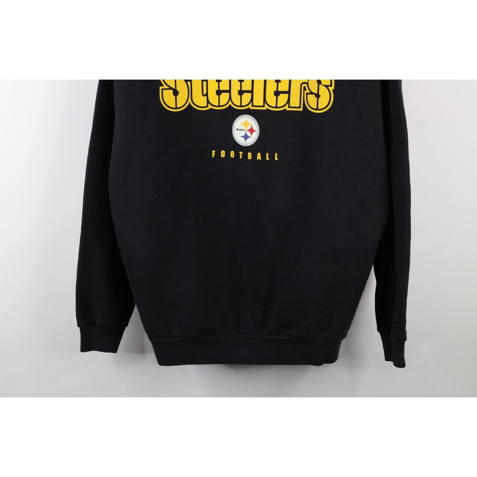 Vintage Vintage Y2K Faded Spell Out Pittsburgh Steelers Sweatshirt Size US L / EU 52-54 / 3 - 3 Thumbnail