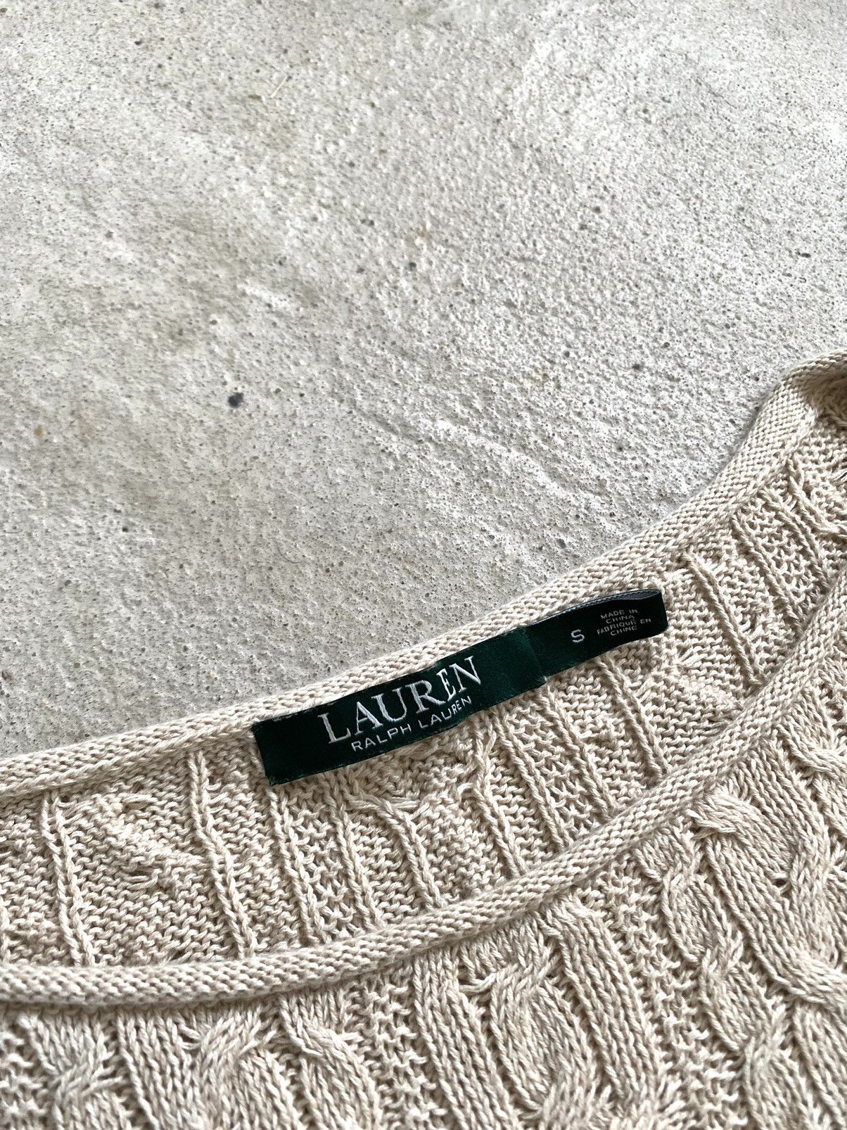 Ralph Lauren × Vintage Rare! Vintage Lauren Ralph Lauren Knit Sweater Green Label Size S / US 4 / IT 40 - 3 Thumbnail