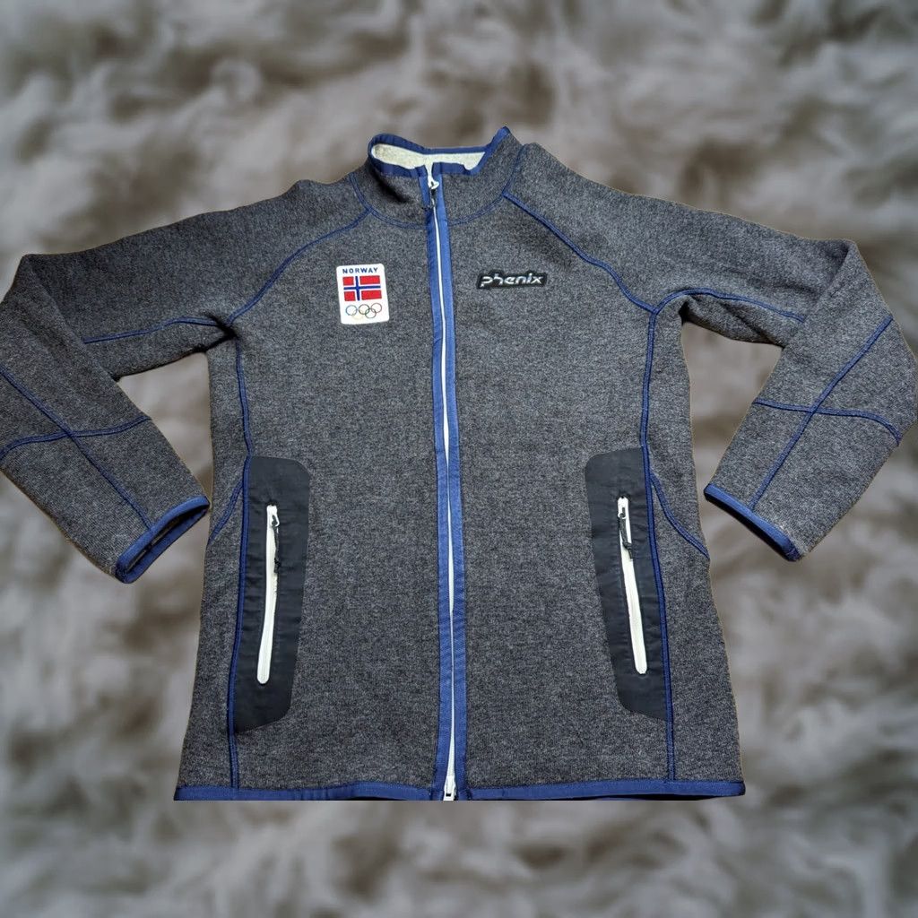 Vintage Phenix Norway Olympic Team Womens Jacket Wool Fleece Gray US 12 Norway Knit 12 Women Jacket Wool Fleece Gray 12 Womens Phenix Olympic Team Jacket Size XL / US 12-14 / IT 48-50 - 1 Thumbnail