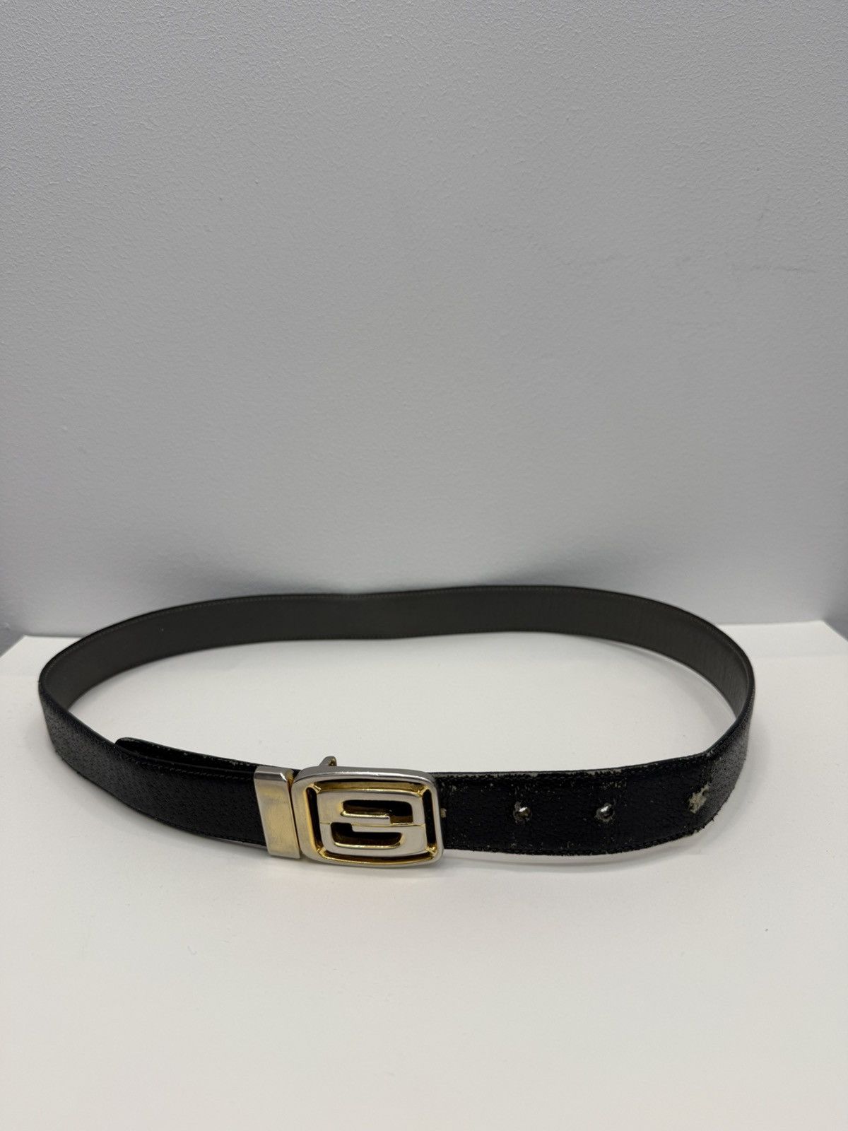 Gucci Vintage Gucci Reversible Leather Trousers Belt Size ONE SIZE - 2 Thumbnail