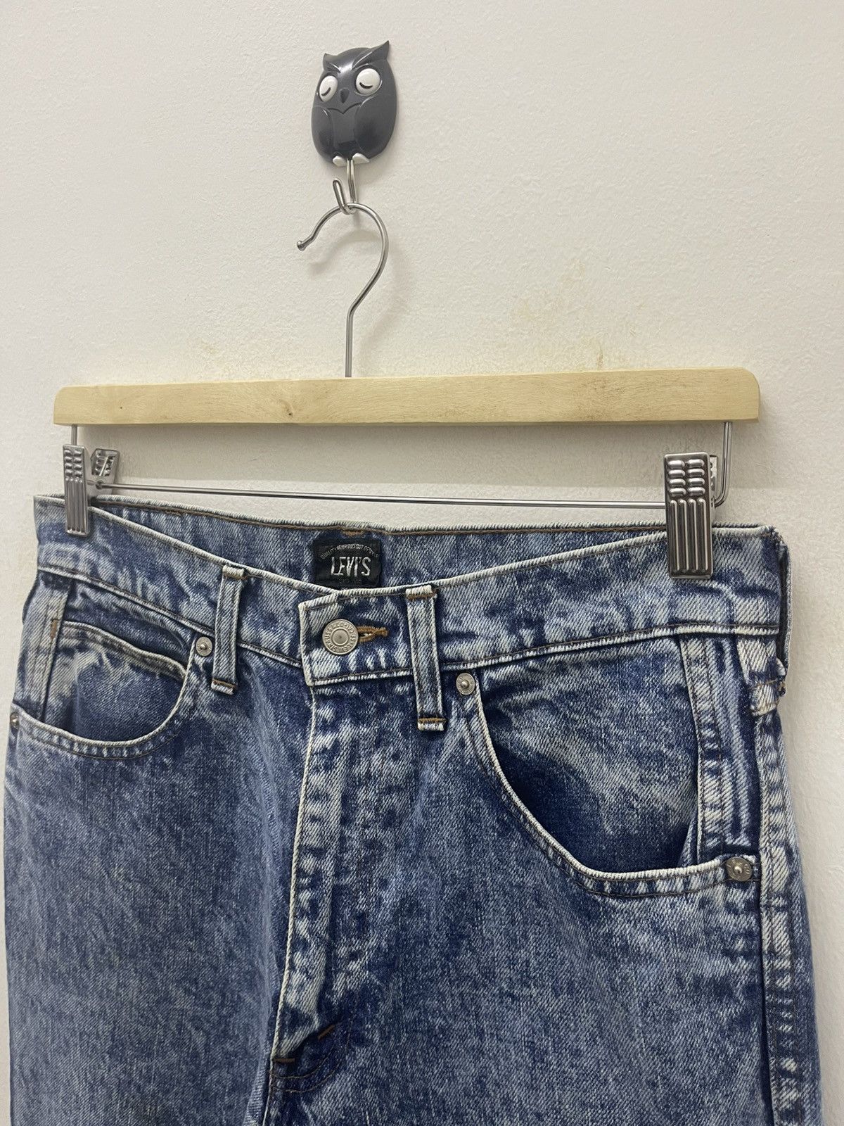 Levi's Vintage Clothing Rare Vintage LEVIS Big E Made in Japan Acid Washed Size US 31 - 12 Thumbnail