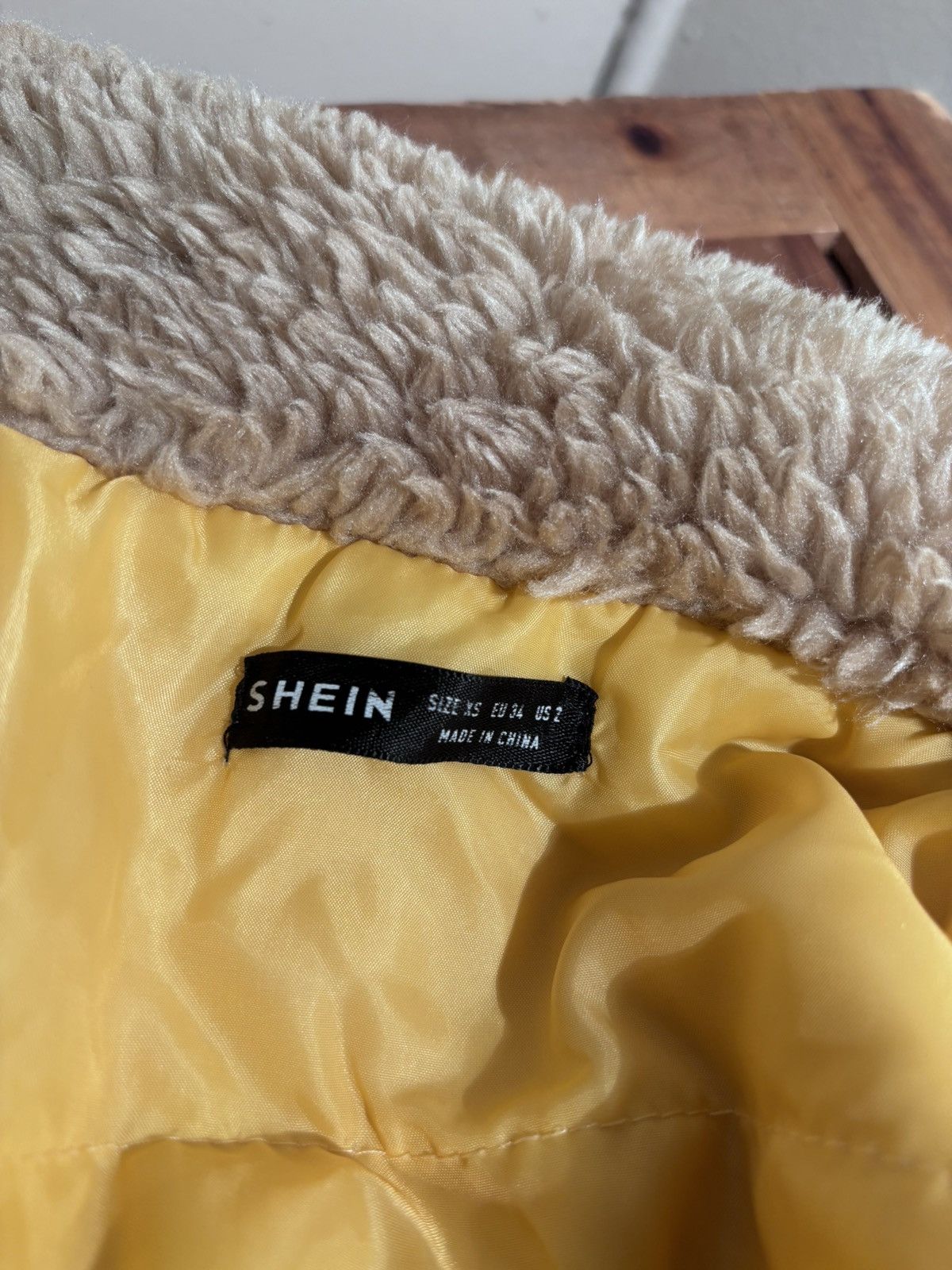 Shein SHEIN Corduroy Sherpa Lined Jacket Size XS / US 0-2 / IT 36-38 - 10 Thumbnail