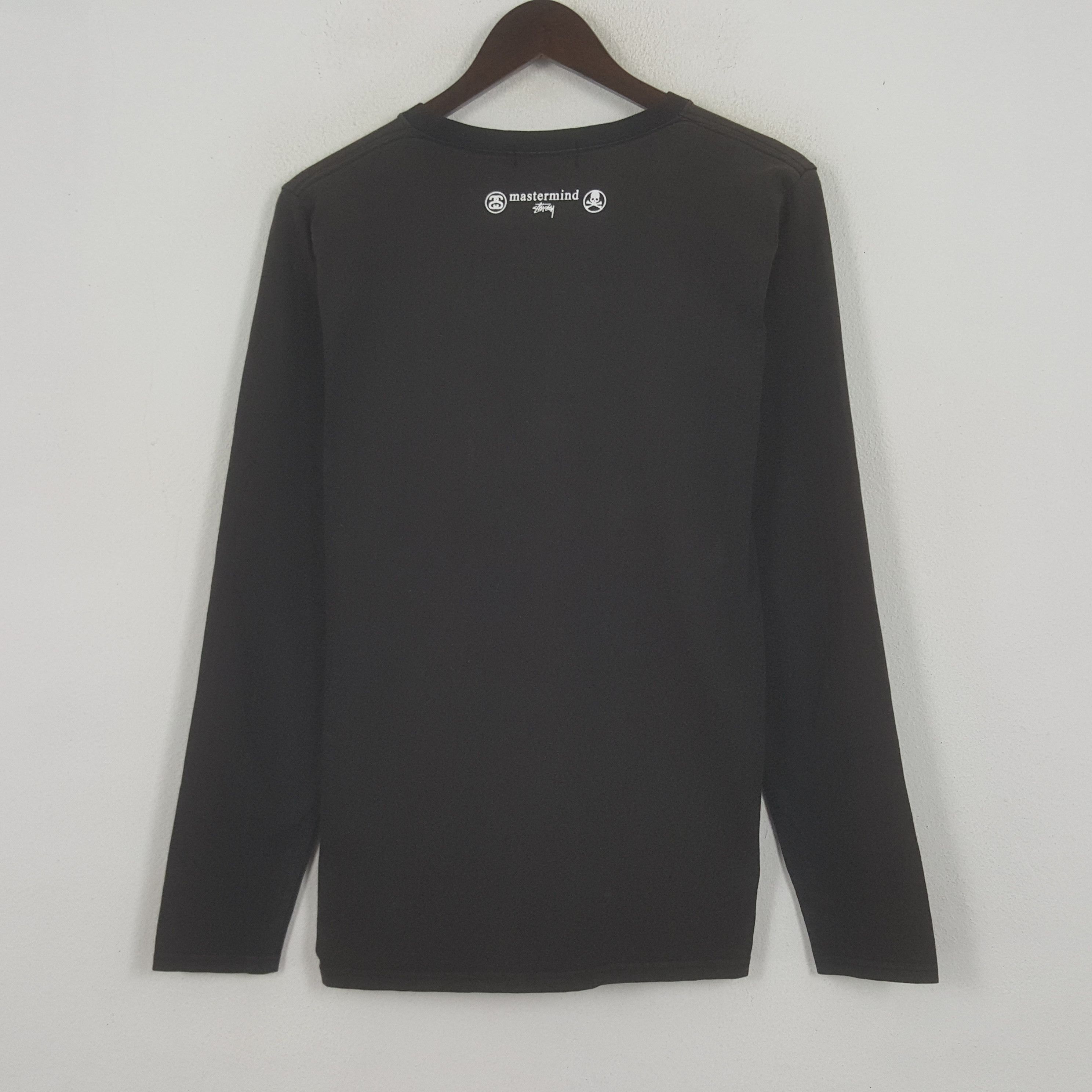 Mastermind Japan × Stussy × Vintage Stussy x Mastermind Japan Big Logo Long Sleeve Tshirt Size US M / EU 48-50 / 2 - 3 Thumbnail