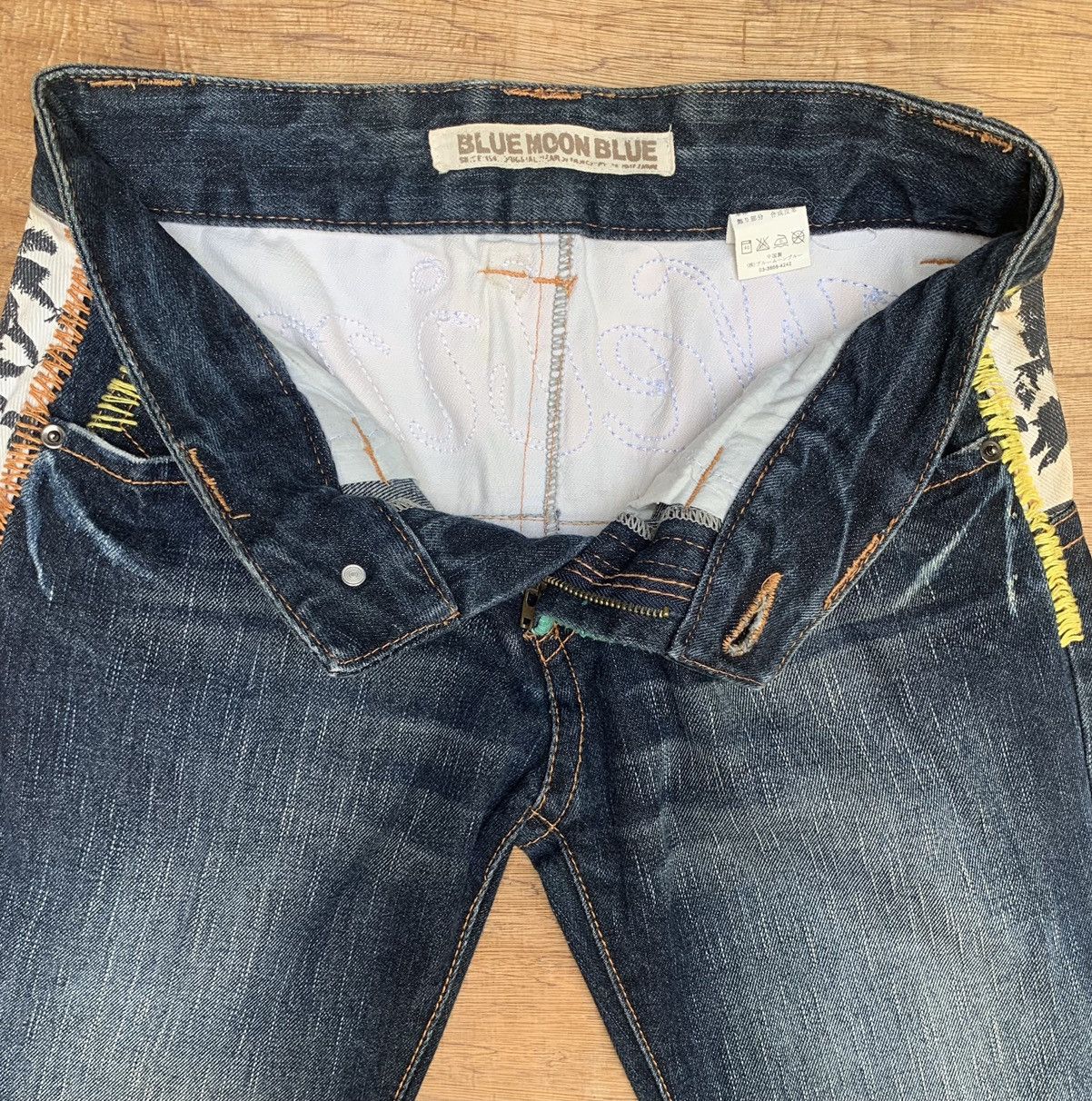 Hysteric Glamour × Japanese Brand × Vintage Blue Moon Blue Welina Flare Inspired by Hysteric Glamour Size US 29 - 17 Thumbnail