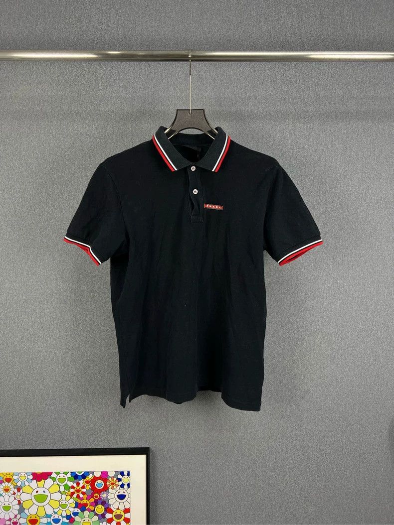 Prada Prada Small LOGO short-sleeved POLO 2503-Nextarrow Size US L / EU 52-54 / 3 - 1 Thumbnail