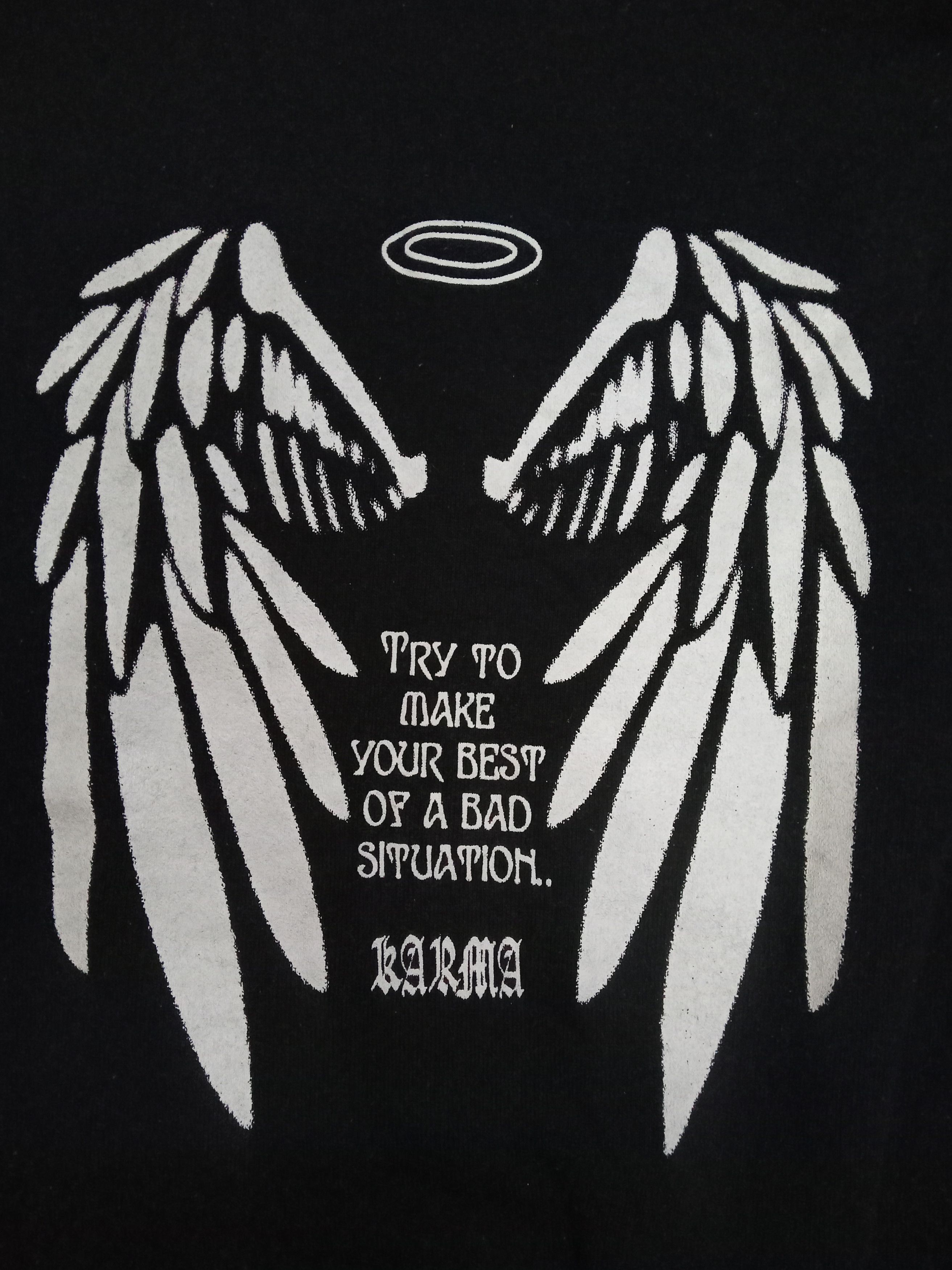 Japanese Brand Karma Sweatshirt / Sweater Size US M / EU 48-50 / 2 - 1 Thumbnail