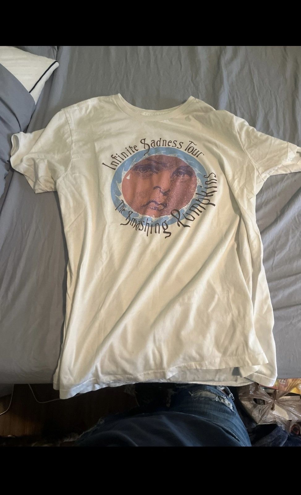Vintage Vintage Smashing Pumpkins Infinite Sadness Tour Shirt Size US S / EU 44-46 / 1 - 1 Thumbnail