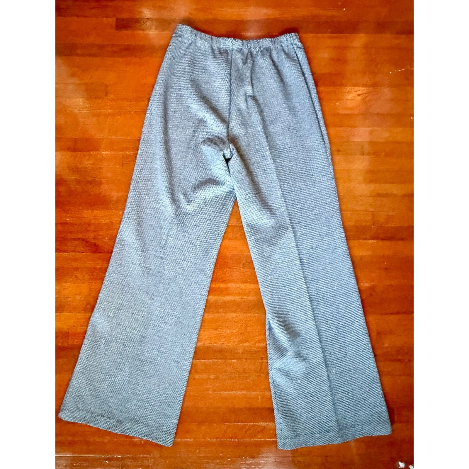 Sears Vintage 70's Sears Black White Straight Leg Pants Med 36X32" Size 32" / US 10 / IT 46 - 2 Thumbnail