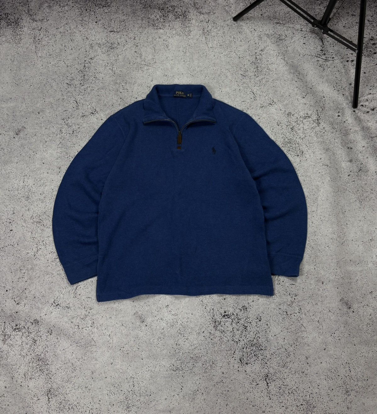 Polo Ralph Lauren Ralph Basic Solid Cotton 1/3 Zip Sweatshirt Size US M / EU 48-50 / 2 - 1 Thumbnail