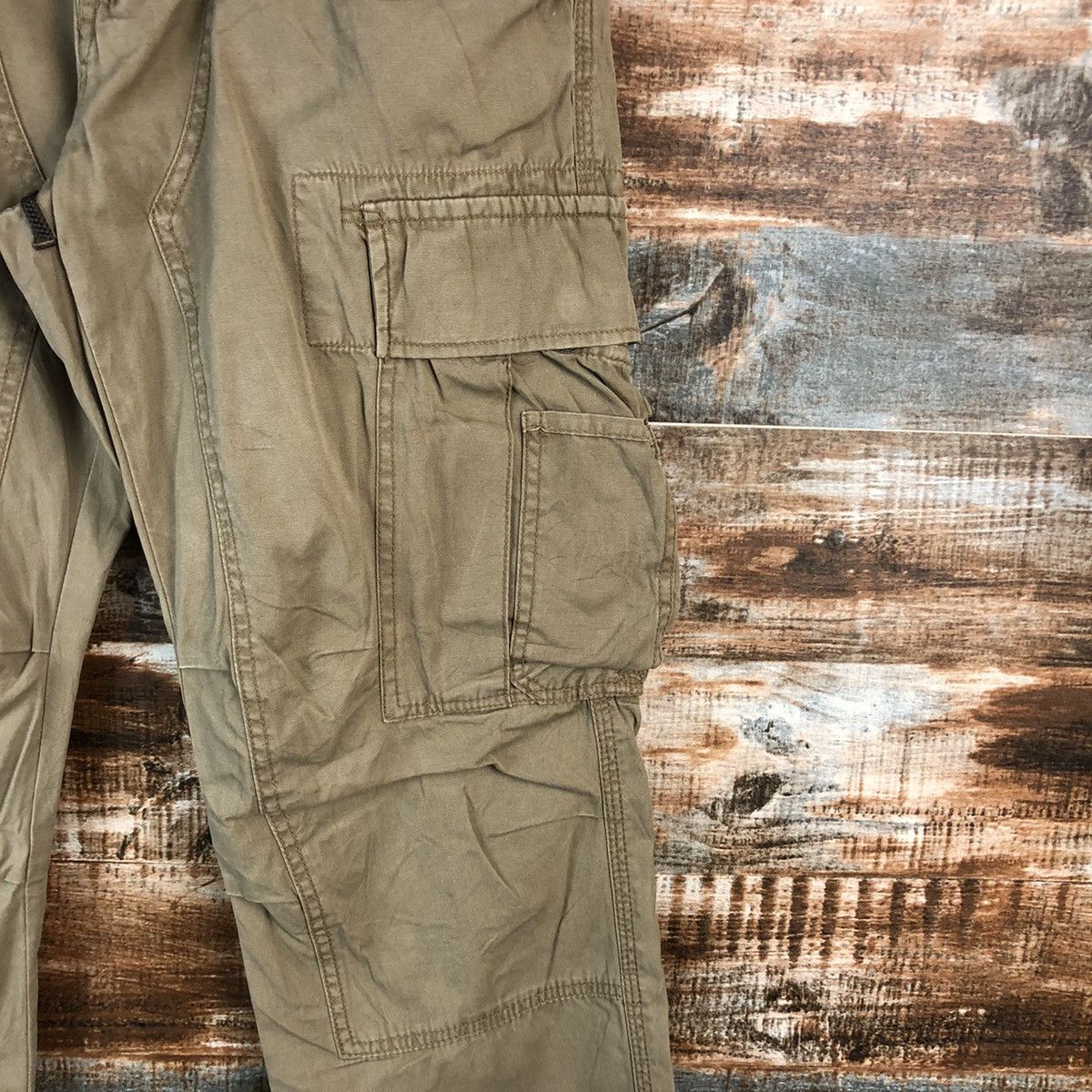 Japanese Brand Surplus Brown Cargo tactical Multipocket Pants #A2567 Size US 30 / EU 46 - 10 Thumbnail