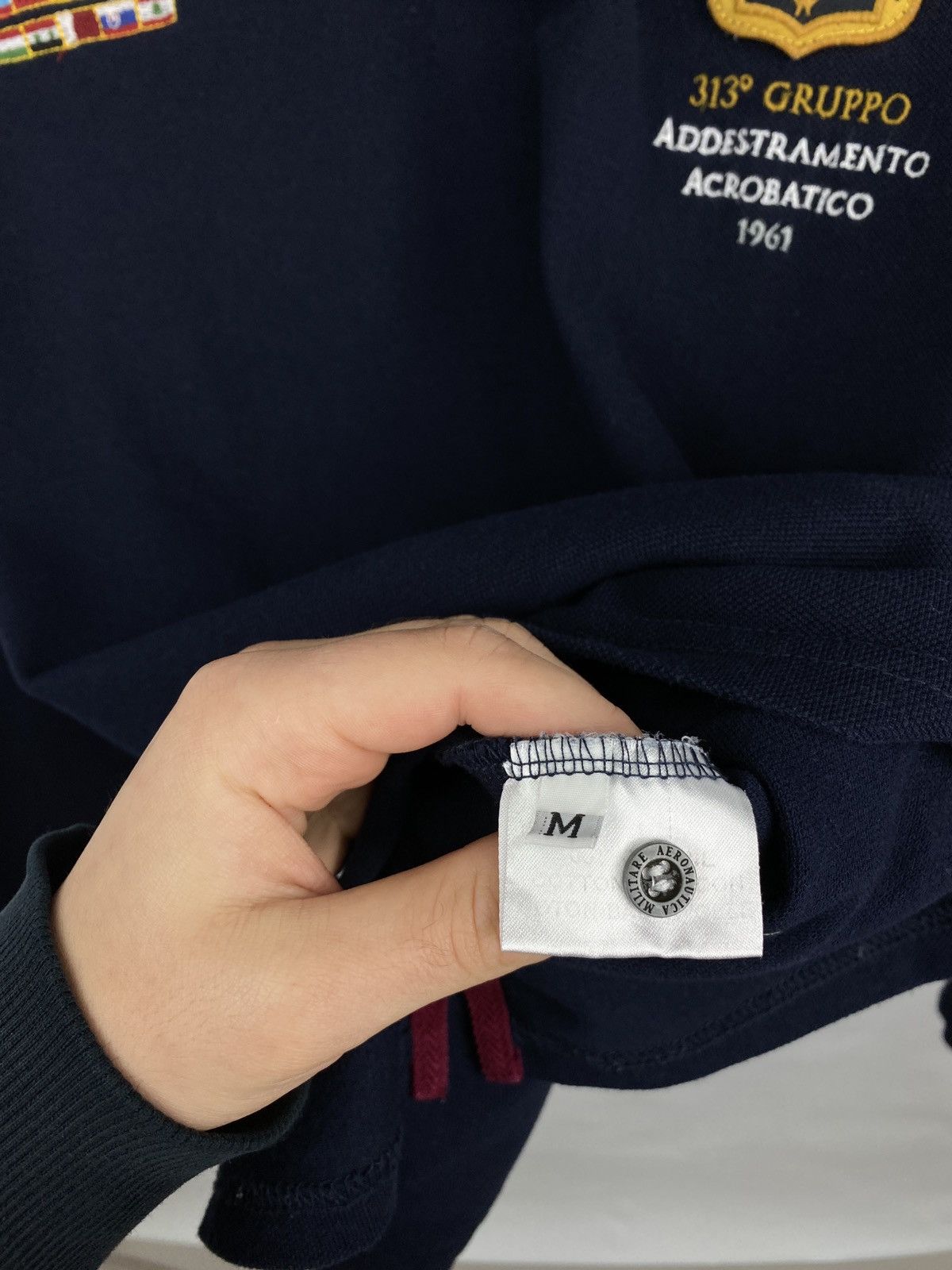 🇺🇸 Vintage Aeronautica Militare Aviation Long Sleeve Y2K