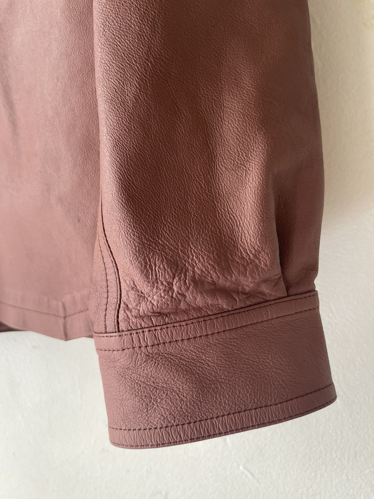 Rick Owens SS21 Phlegethon Leather Outershirt Size US M / EU 48-50 / 2 - 10 Thumbnail