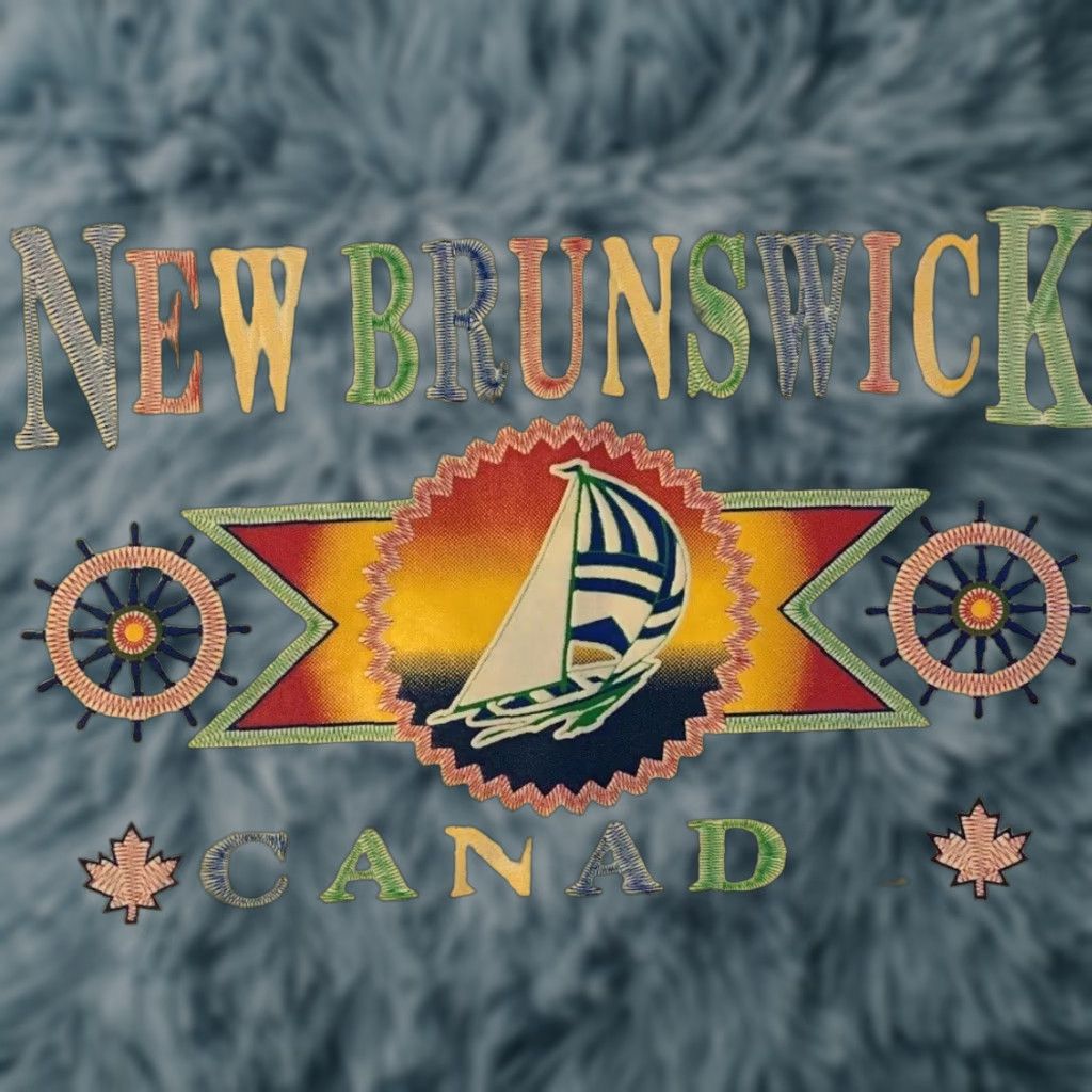 Vintage Vtg 90s New Brunswick Canada Faded Spellout Sweatshirt M Boxy College Track Beach Grunge Hoodie Men Yellow 80s USA College 90s Vintage Size US M / EU 48-50 / 2 - 1 Thumbnail