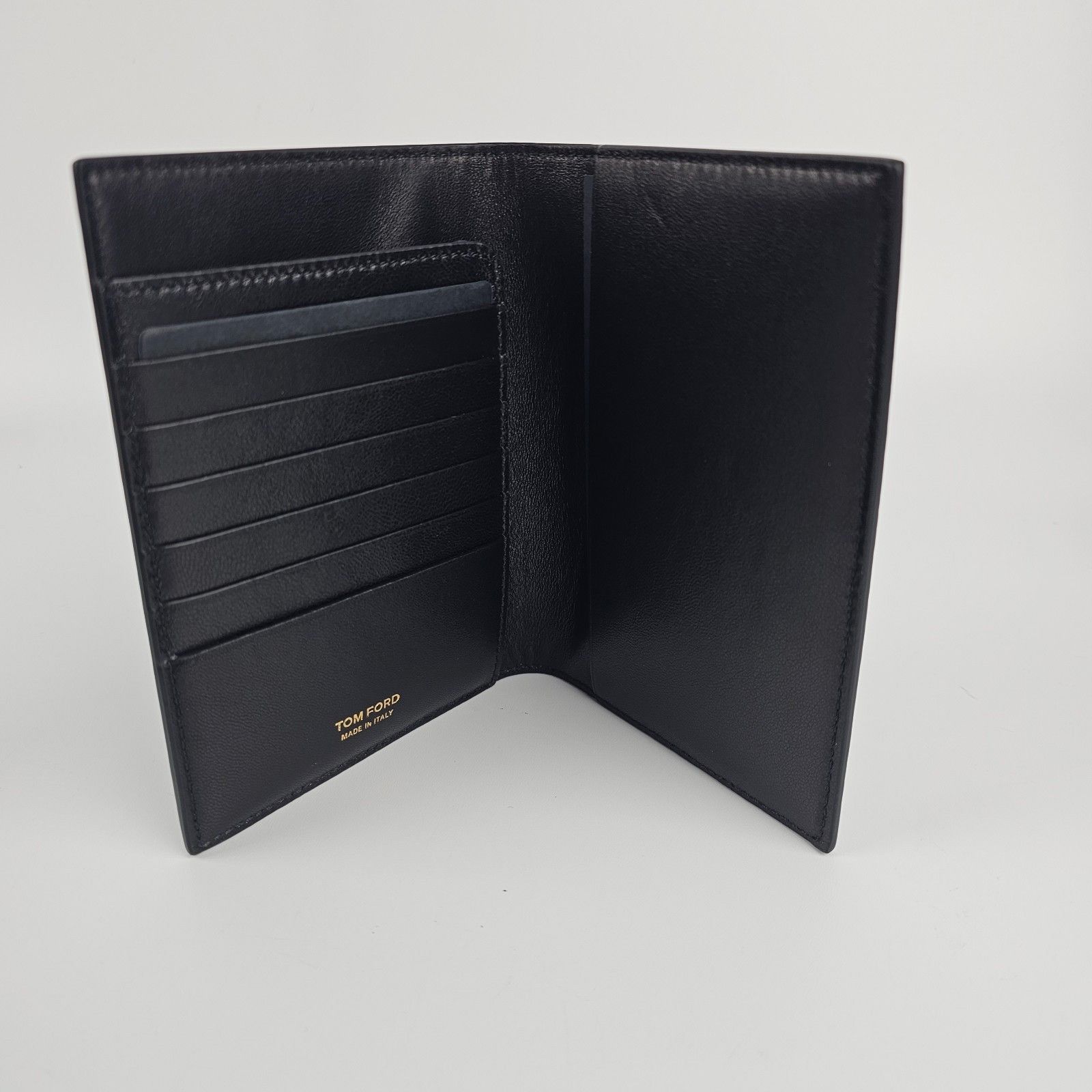 Tom Ford TOM FORD Black Embossed Leather Wallet New & Authentic Size ONE SIZE - 6 Thumbnail