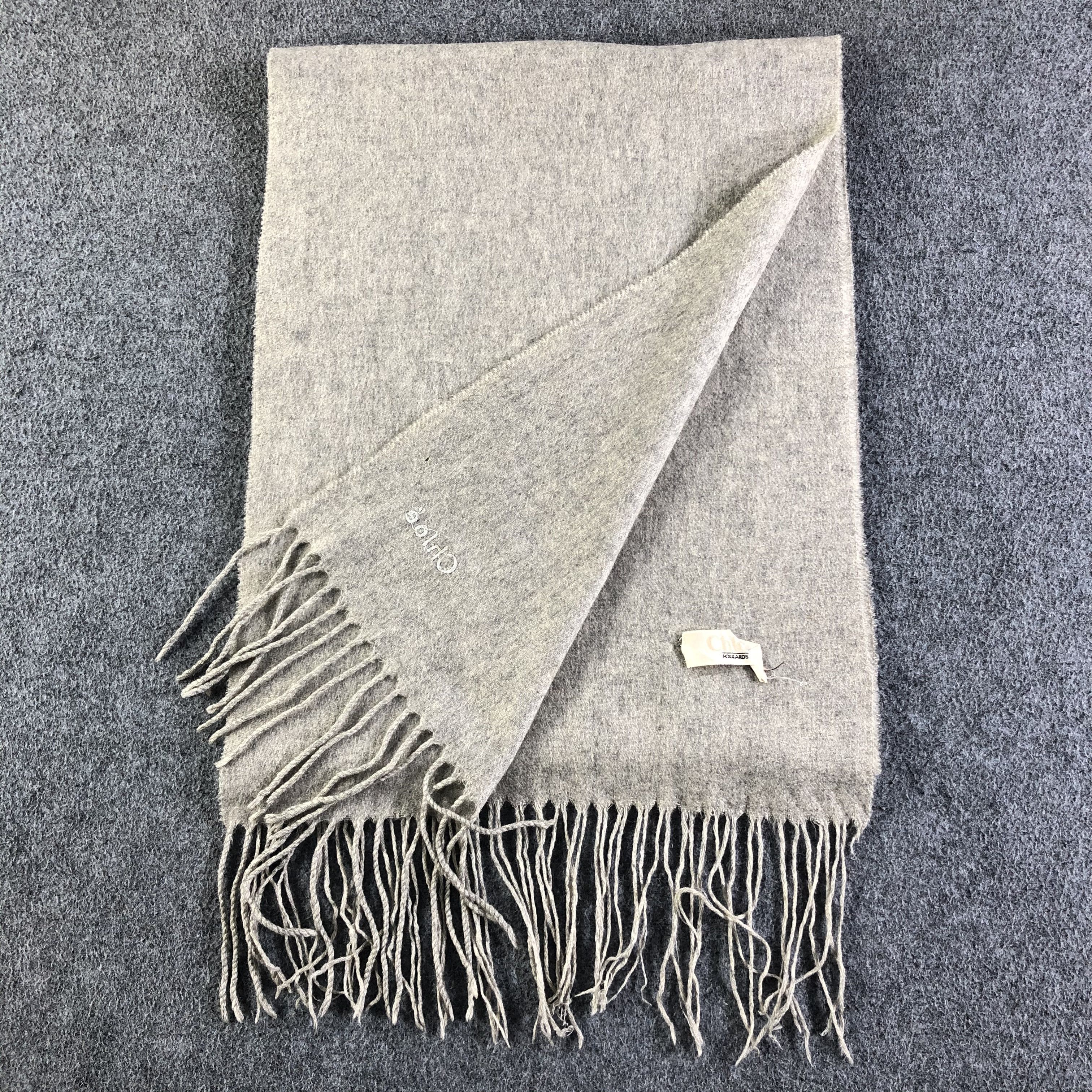 Chloe Chloe Cashmere Scarf / Muffler / Neckwear P141 Size ONE SIZE - 7 Thumbnail