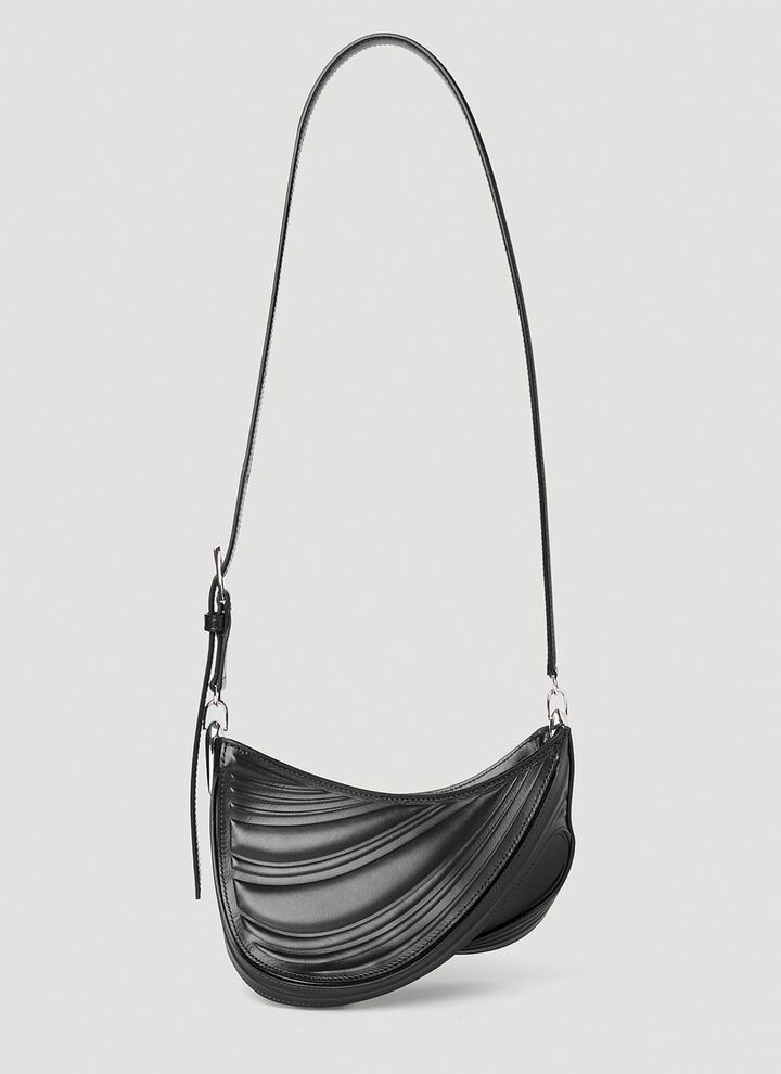 Mugler o1s22i1n1024 Size: OS / Small Spiral Curve 01 Bag in Black Size ONE SIZE - 3 Thumbnail