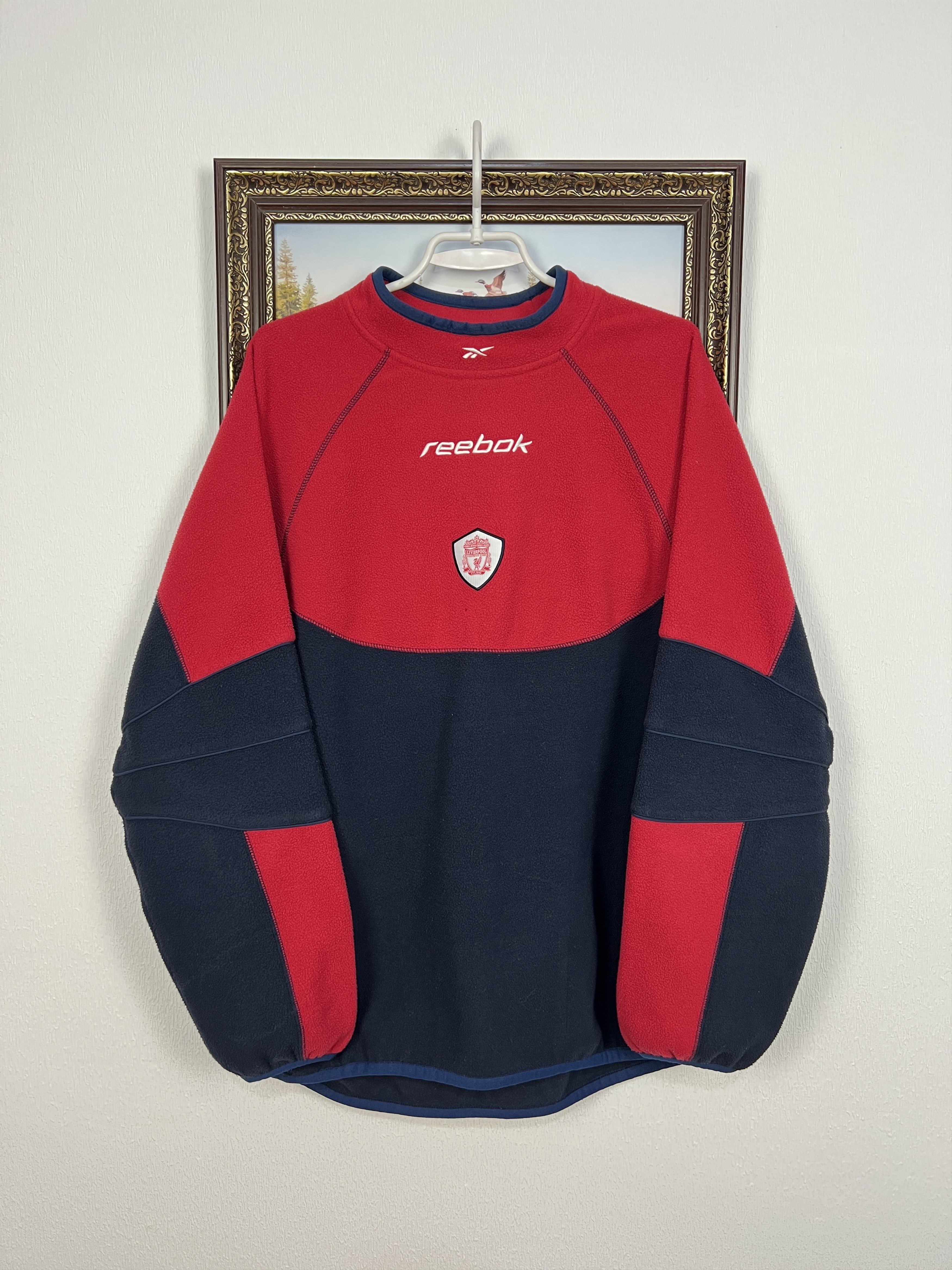 Reebok Vintage Reebok Liverpool Fleece Sweatshirt Football Size US M / EU 48-50 / 2 - 1 Thumbnail
