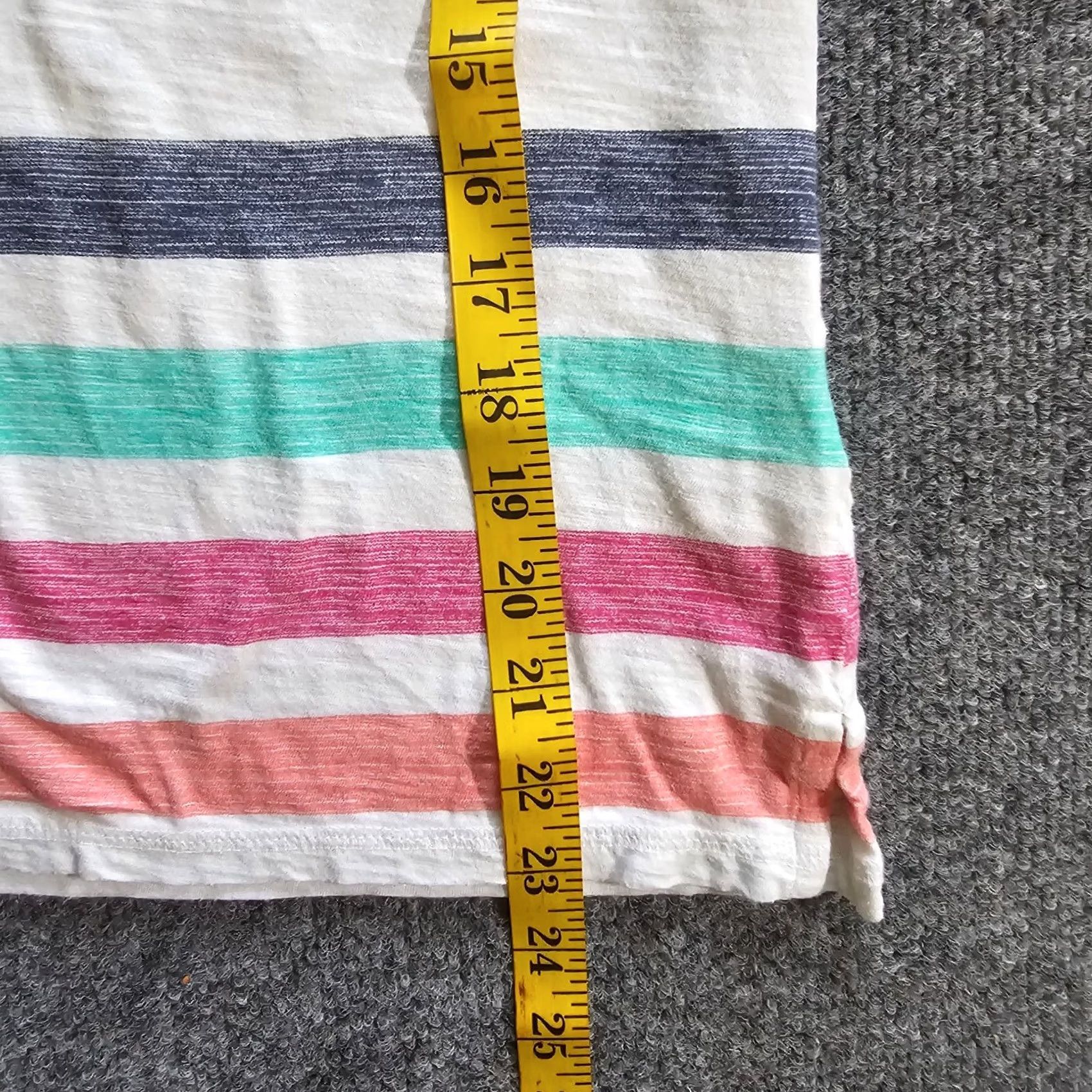 Talbots Talbots Top Shirt Women Small Petite White Pink Stripe Short Sleeve Casual Basic Size S / US 4 / IT 40 - 6 Thumbnail
