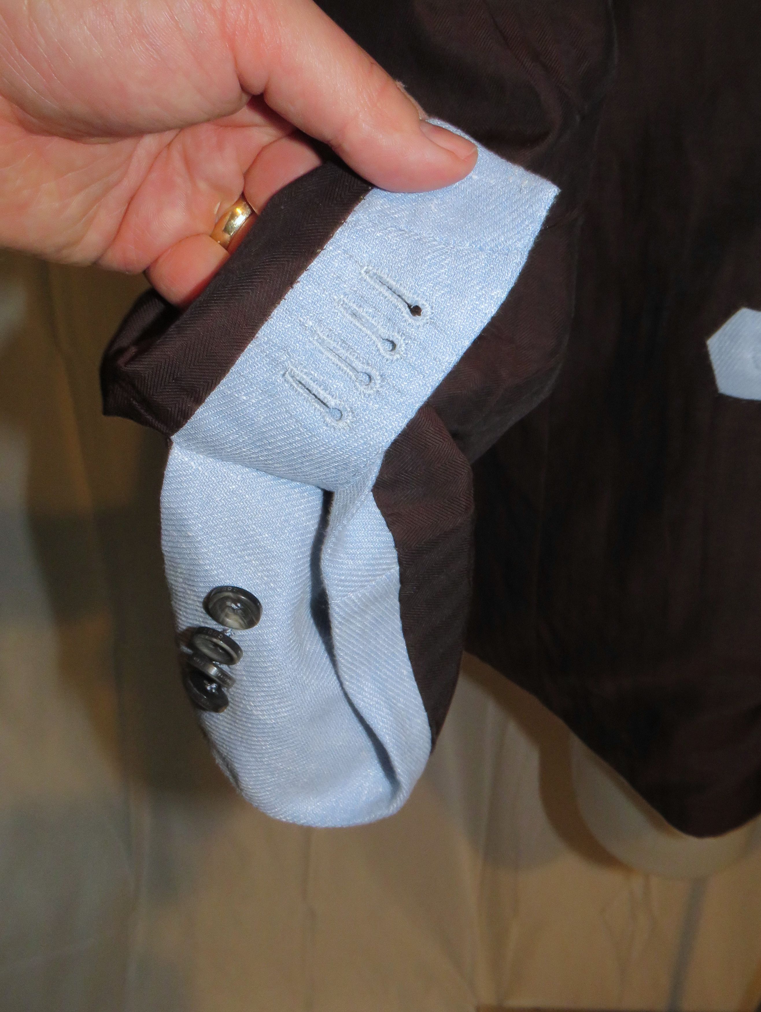 Ermenegildo Zegna Su Misura Couture Seafoam Current Silk Blend Sport Coat 50R Size 50R - 9 Thumbnail