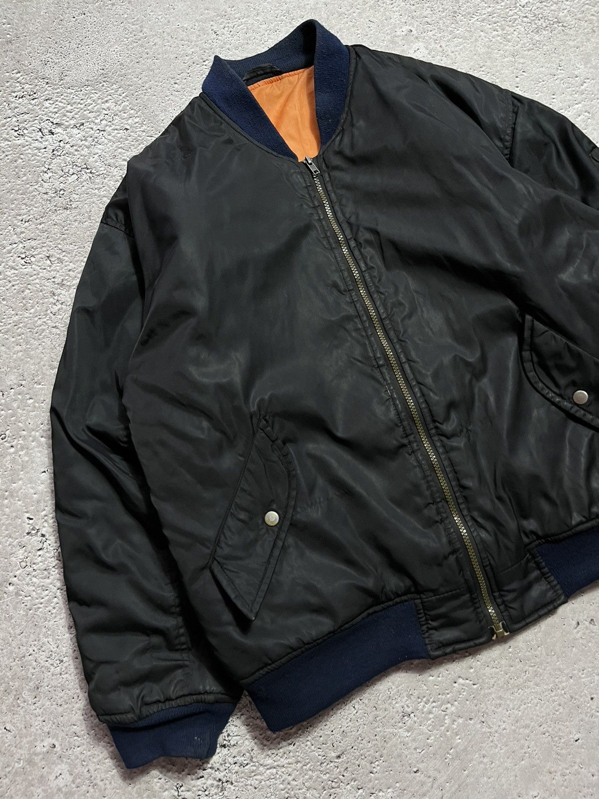 Japanese Brand × Vintage VINTAGE USA FLY MILITARY BOMBER JACKET 90’S Size US L / EU 52-54 / 3 - 3 Thumbnail