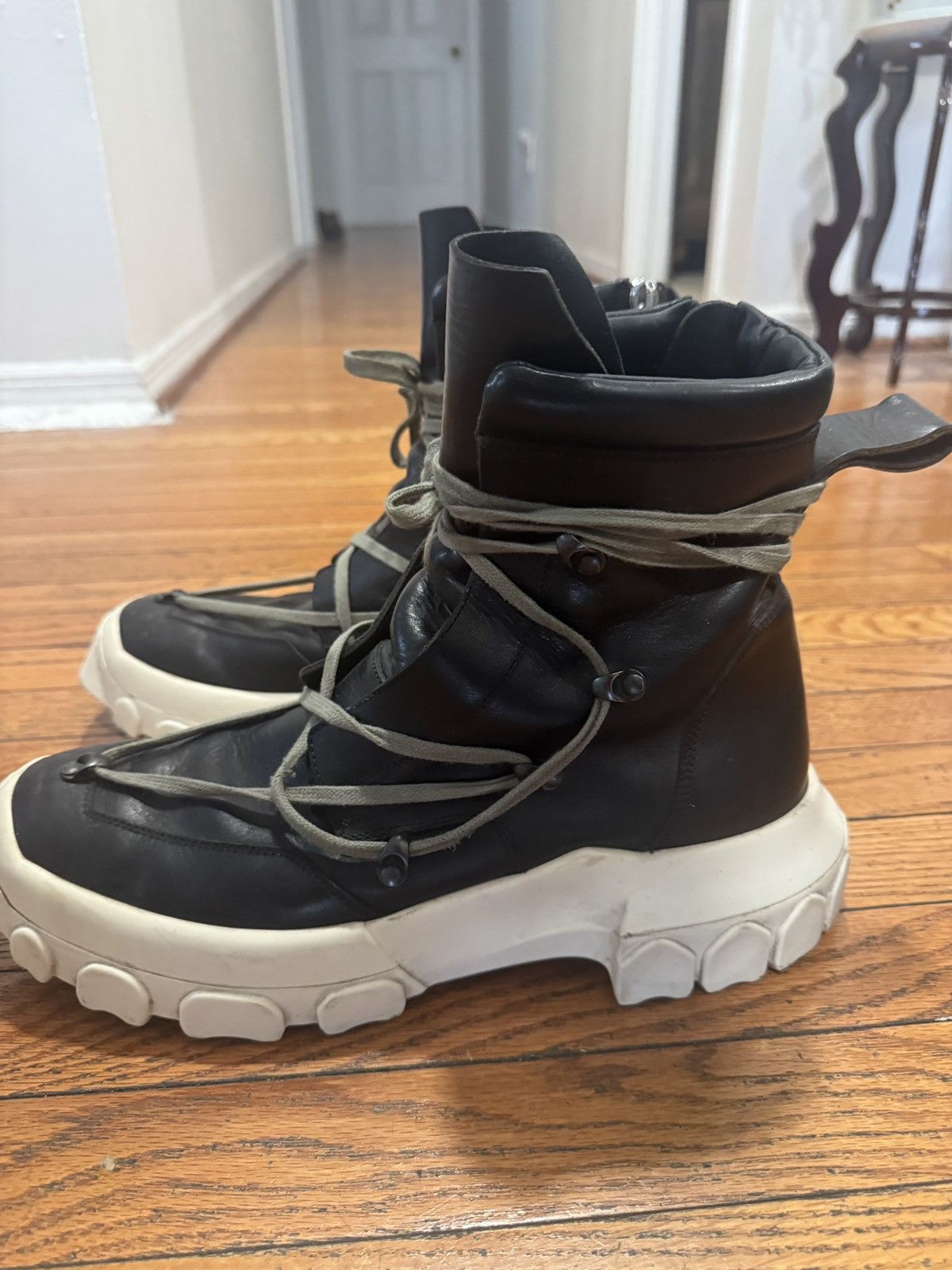 Rick Owens Rick Owens tractor boots Size US 13 / EU 46 - 1 Thumbnail