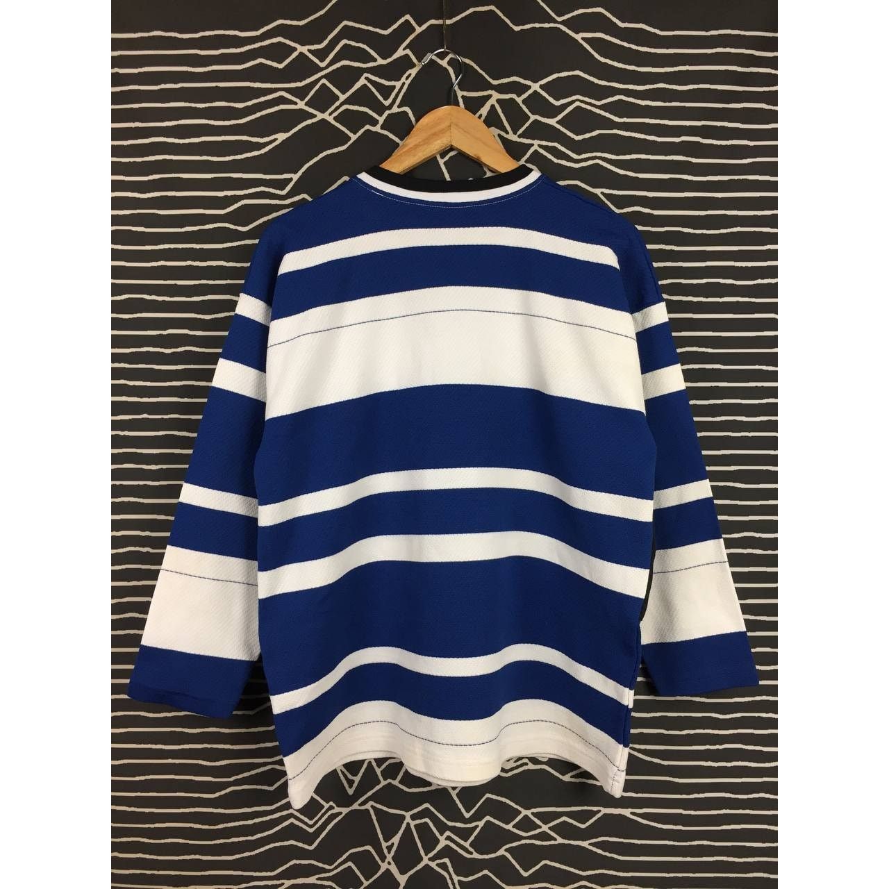 Japanese Brand Vtg DJ Honda Big Logo Streetwear Hip Hop Hockey Jersey Size US L / EU 52-54 / 3 - 8 Thumbnail