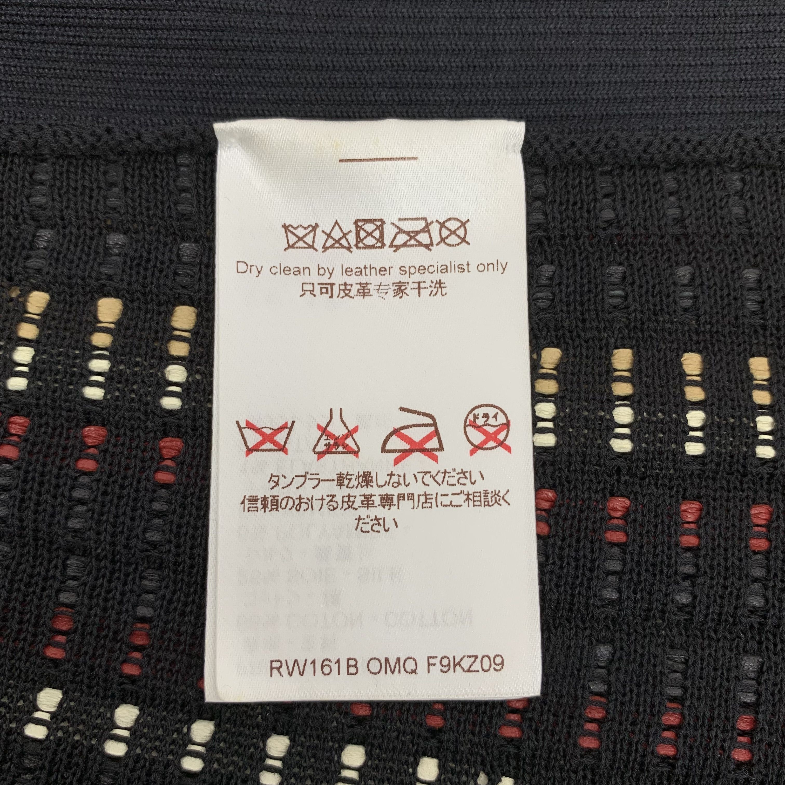 Louis Vuitton LV Stripe Knit Skirt Black (L) Size 30" / US 8 / IT 44 - 6 Thumbnail