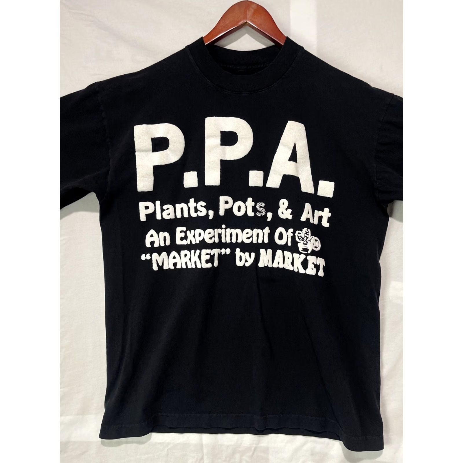 Vintage Chinatown Market Shirt Medium Mens Black Tee Streetwear Plant Art Graphic Print Adult Regular Cotton Logo Man Wool? Size US M / EU 48-50 / 2 - 2 Thumbnail
