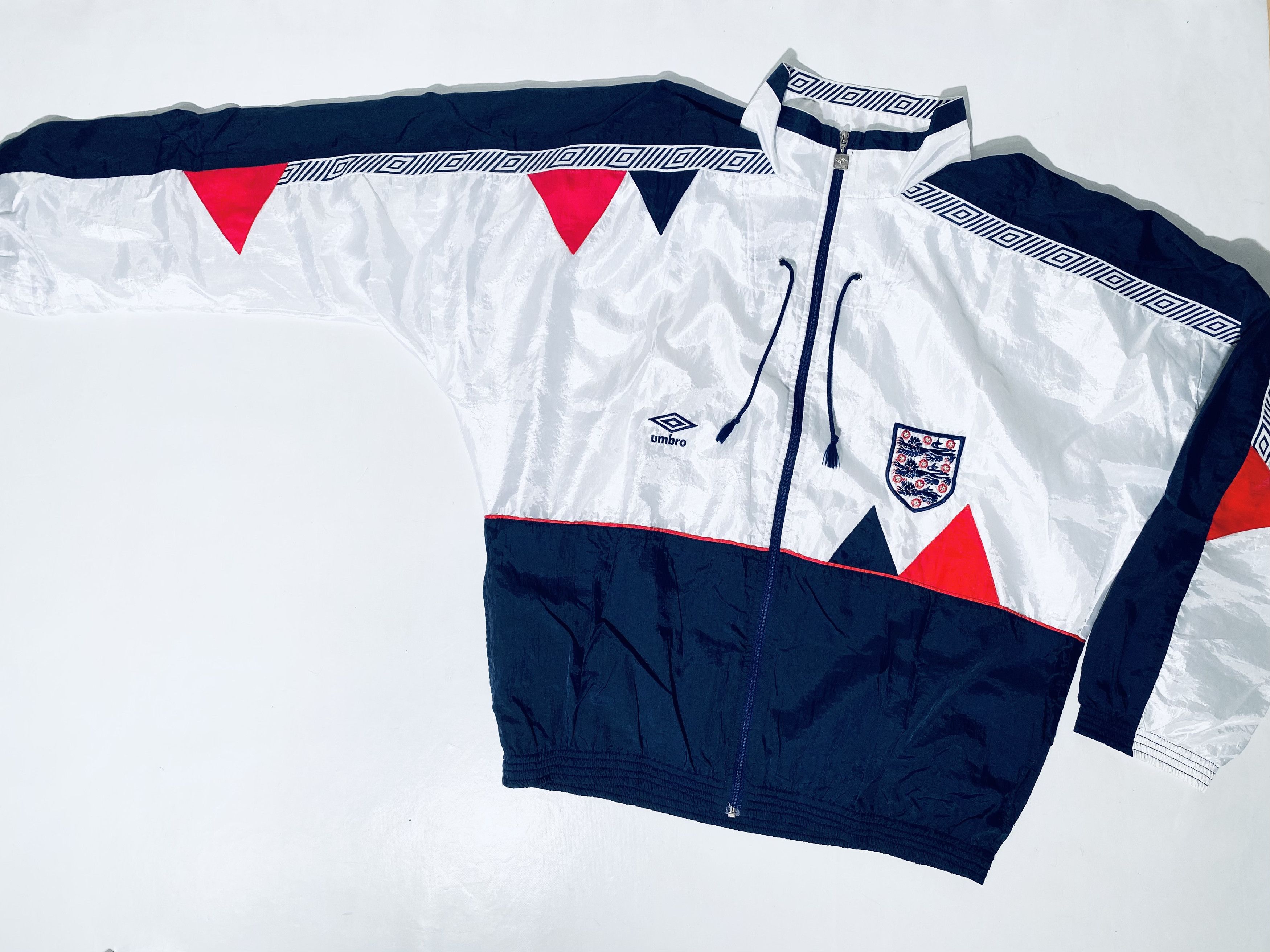 Umbro × Vintage England Training Jacket 1990 / 1992 Umbro Italia 90 Size US L / EU 52-54 / 3 - 4 Thumbnail
