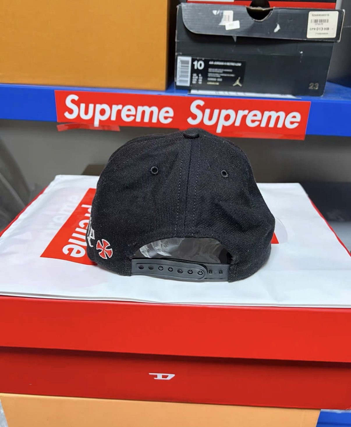 Supreme Supreme Embroidered Logo Cap J42 Size ONE SIZE - 3 Thumbnail