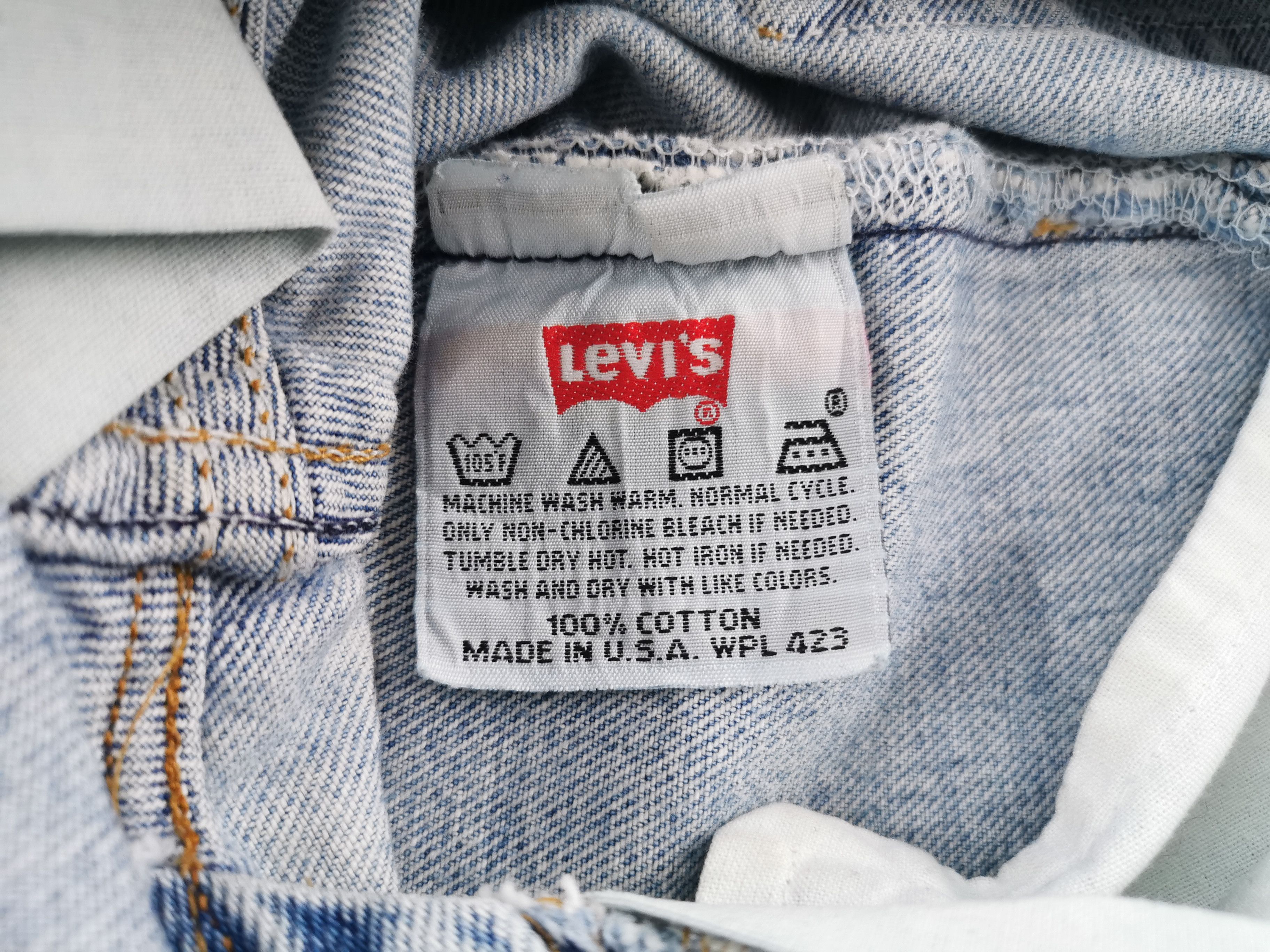 Levi's Distressed Vintage 90's Levis Lot 501 Denim Made In USA Size US 28 / EU 44 - 9 Thumbnail