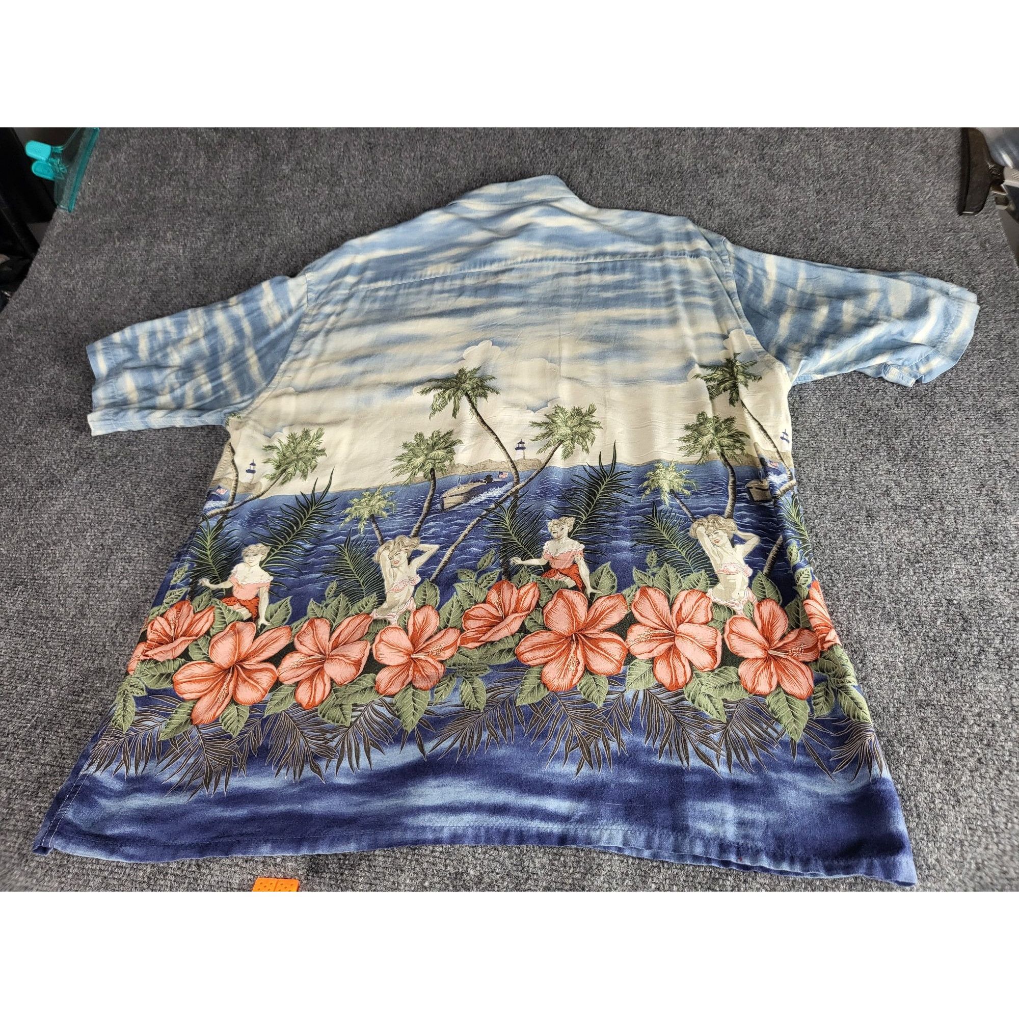 Pierre Cardin Pierre Cardin Tropical Girls Boat Lighthouse Palms Flowers B Size US L / EU 52-54 / 3 - 9 Thumbnail