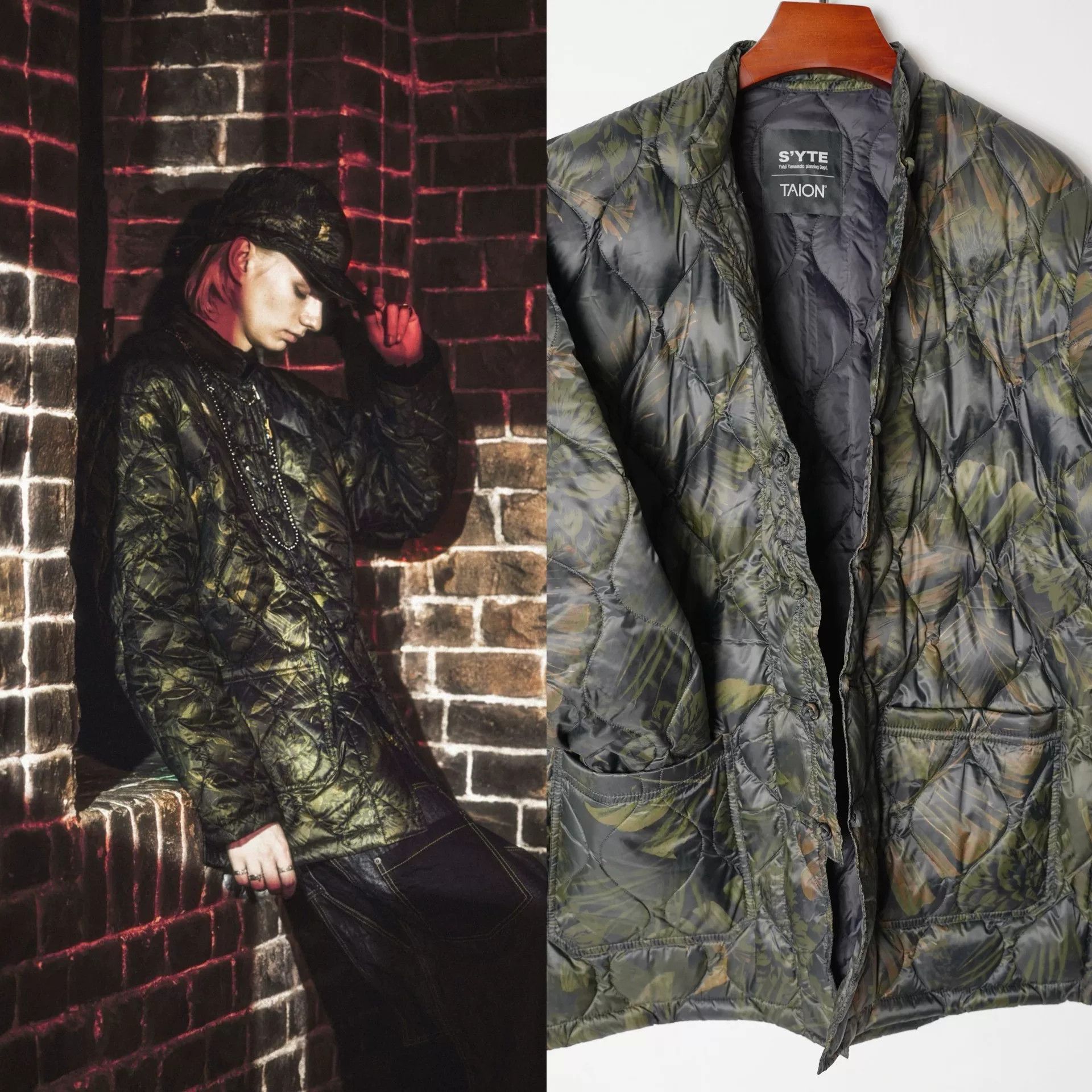 Yohji Yamamoto Yohji Yamamoto Floral Pattern Down Jacket Size US M / EU 48-50 / 2 - 1 Thumbnail